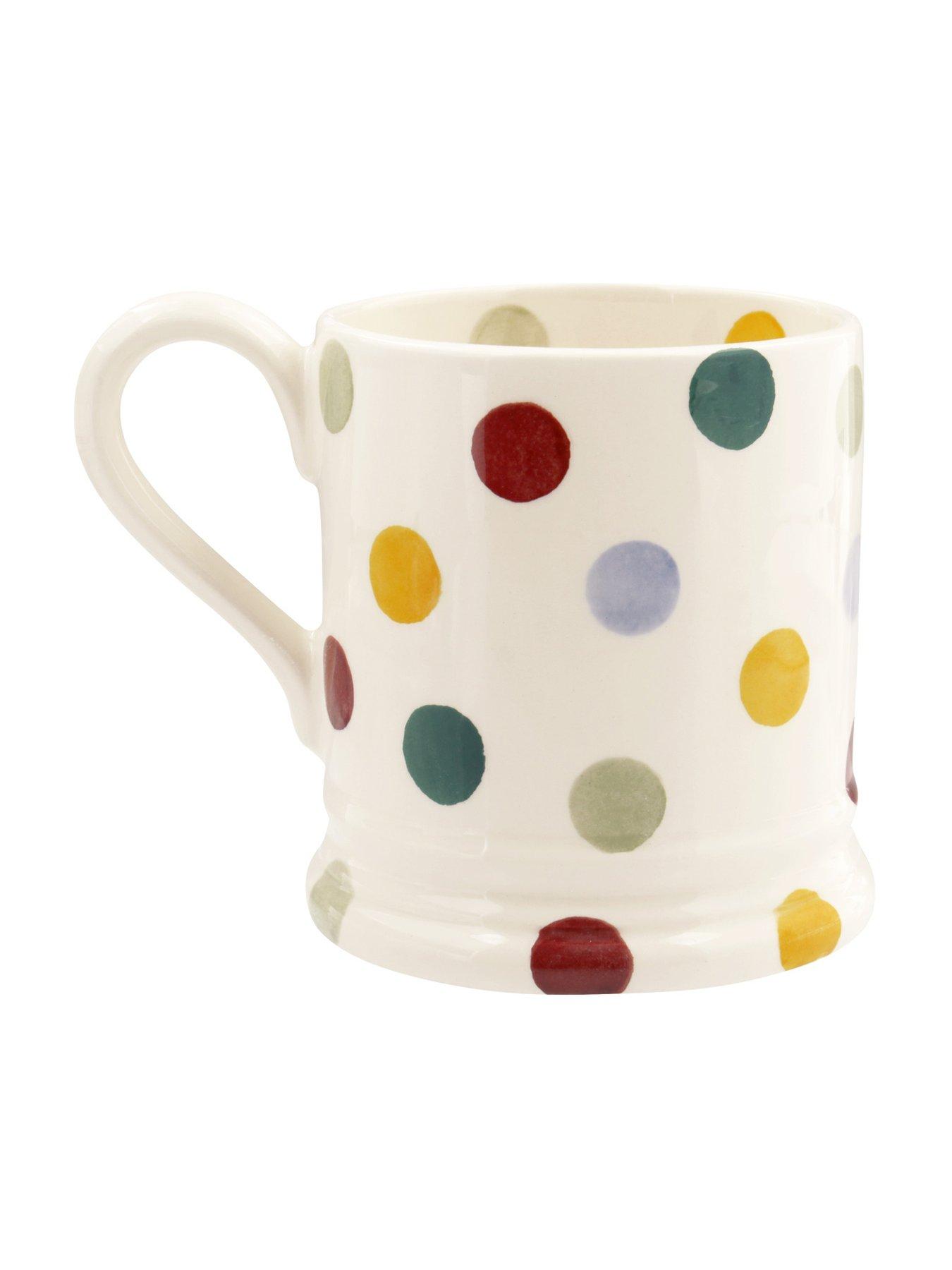 Image 4 of 5 of Emma Bridgewater Polka Dot Daddy Single 1/2 Pint Mug