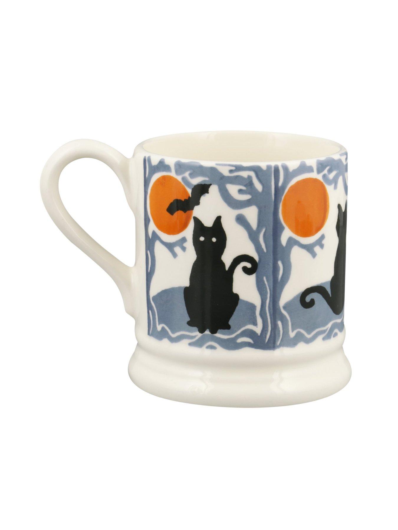 Emma Bridgewater Haloween Cat Single 1/2 Pint Mug