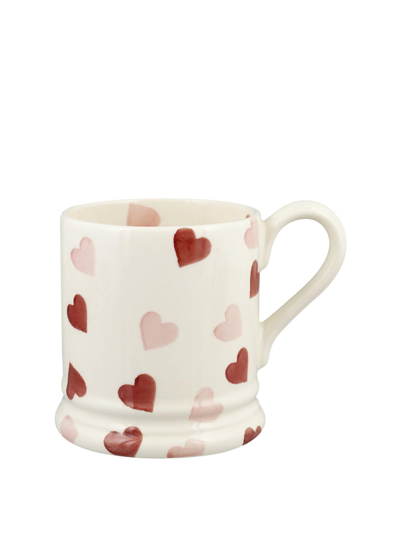 Image 2 of 6 of Emma Bridgewater Pink Hearts Single 1/2 Pint Mug