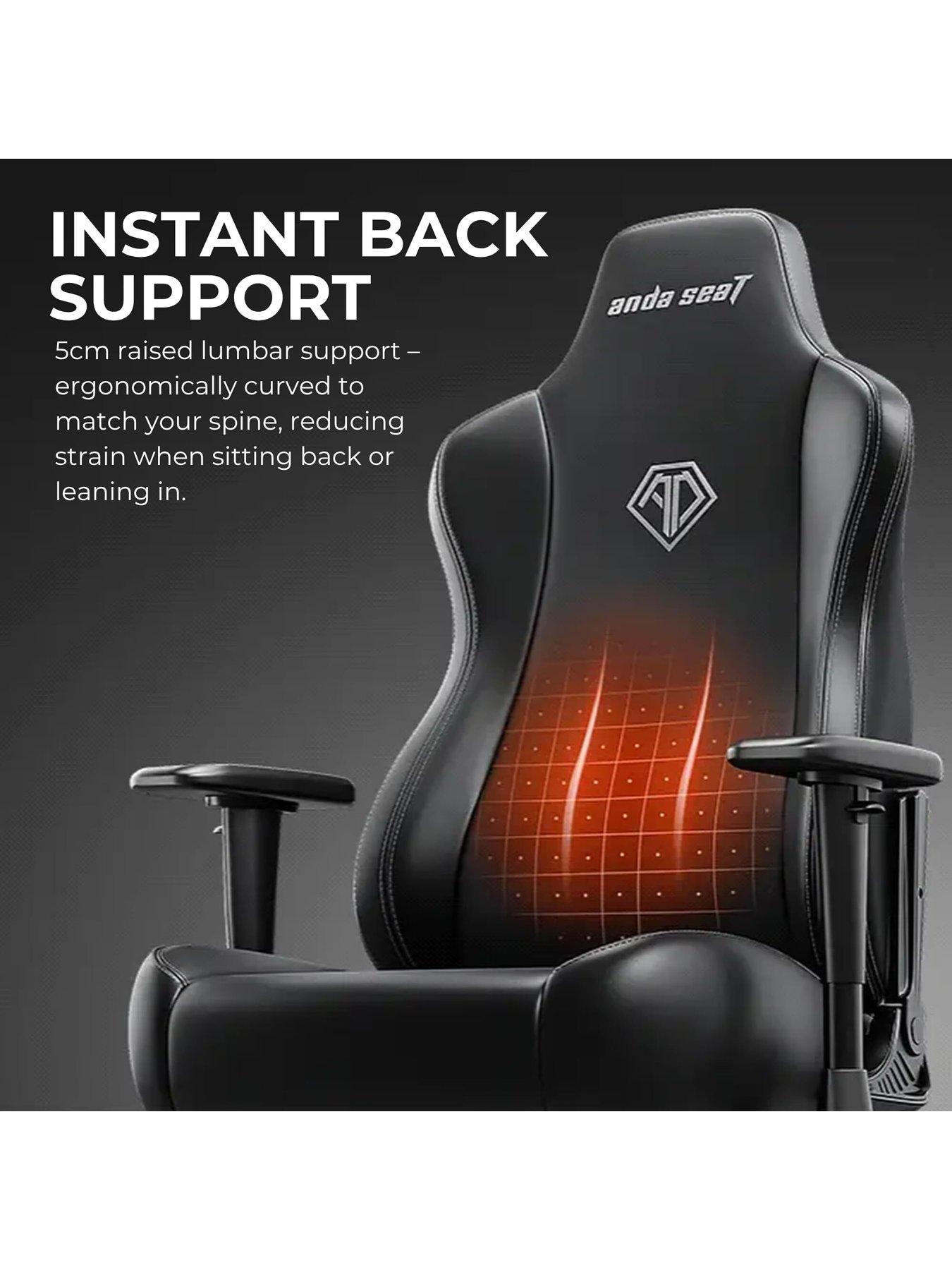 Image 4 of 7 of Andaseat Anda seaT Novis Max Grey Fabric XL