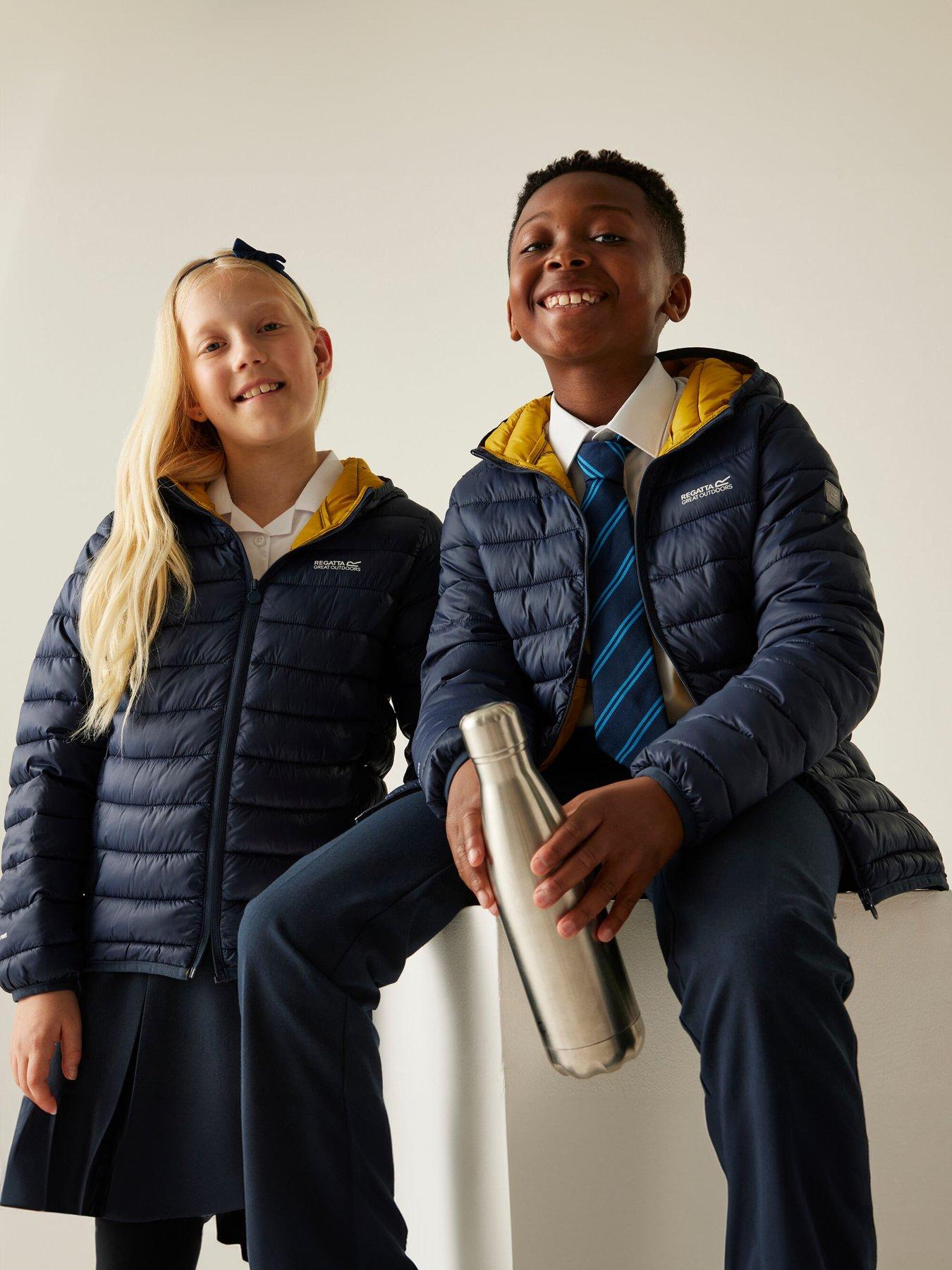 undefined Junior Hooded Marizion Padded Jacket - Navy