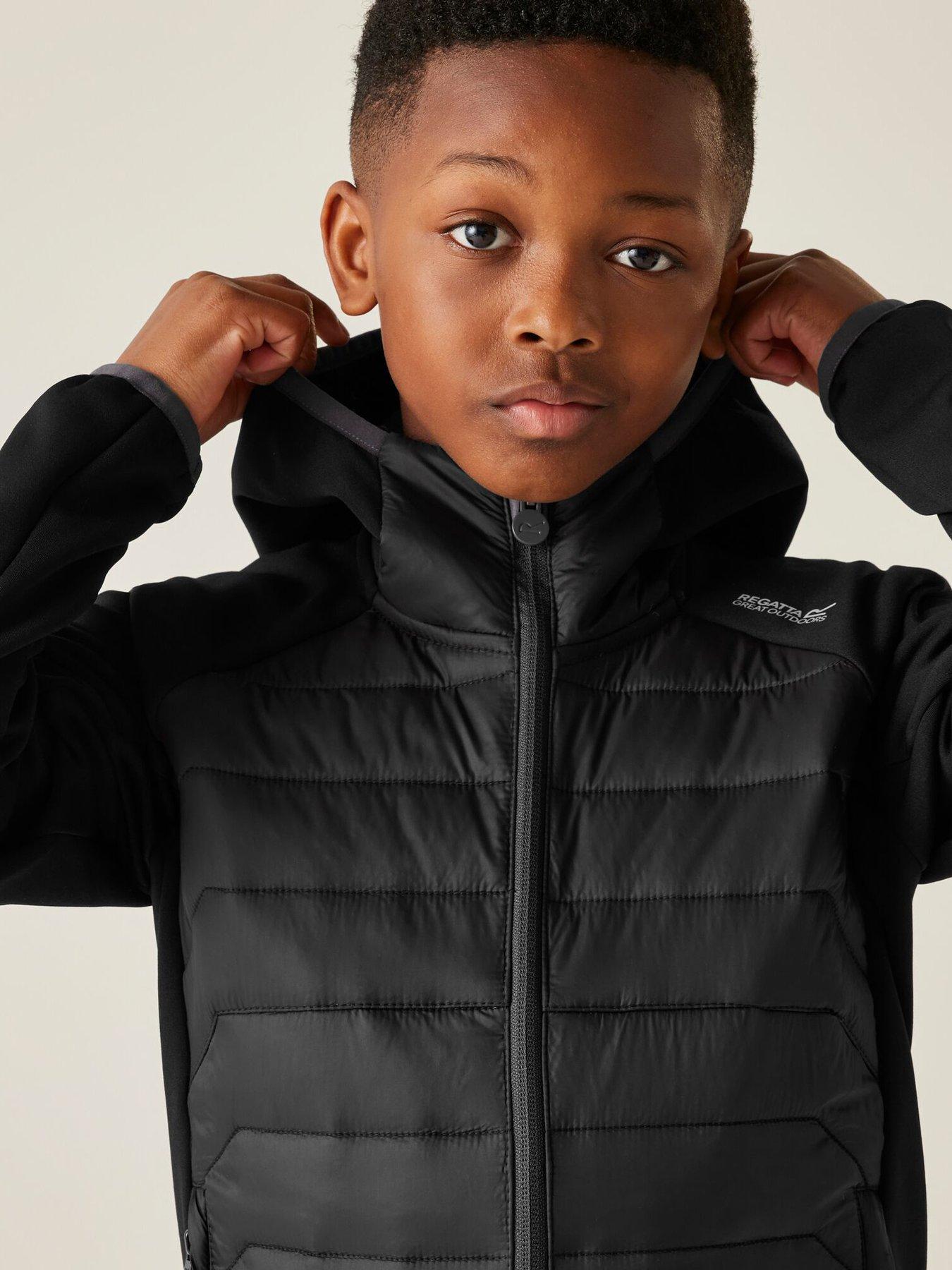 Image 6 of 7 of Regatta Kids Kielder Hybrid Xi Padded Jacket - Black
