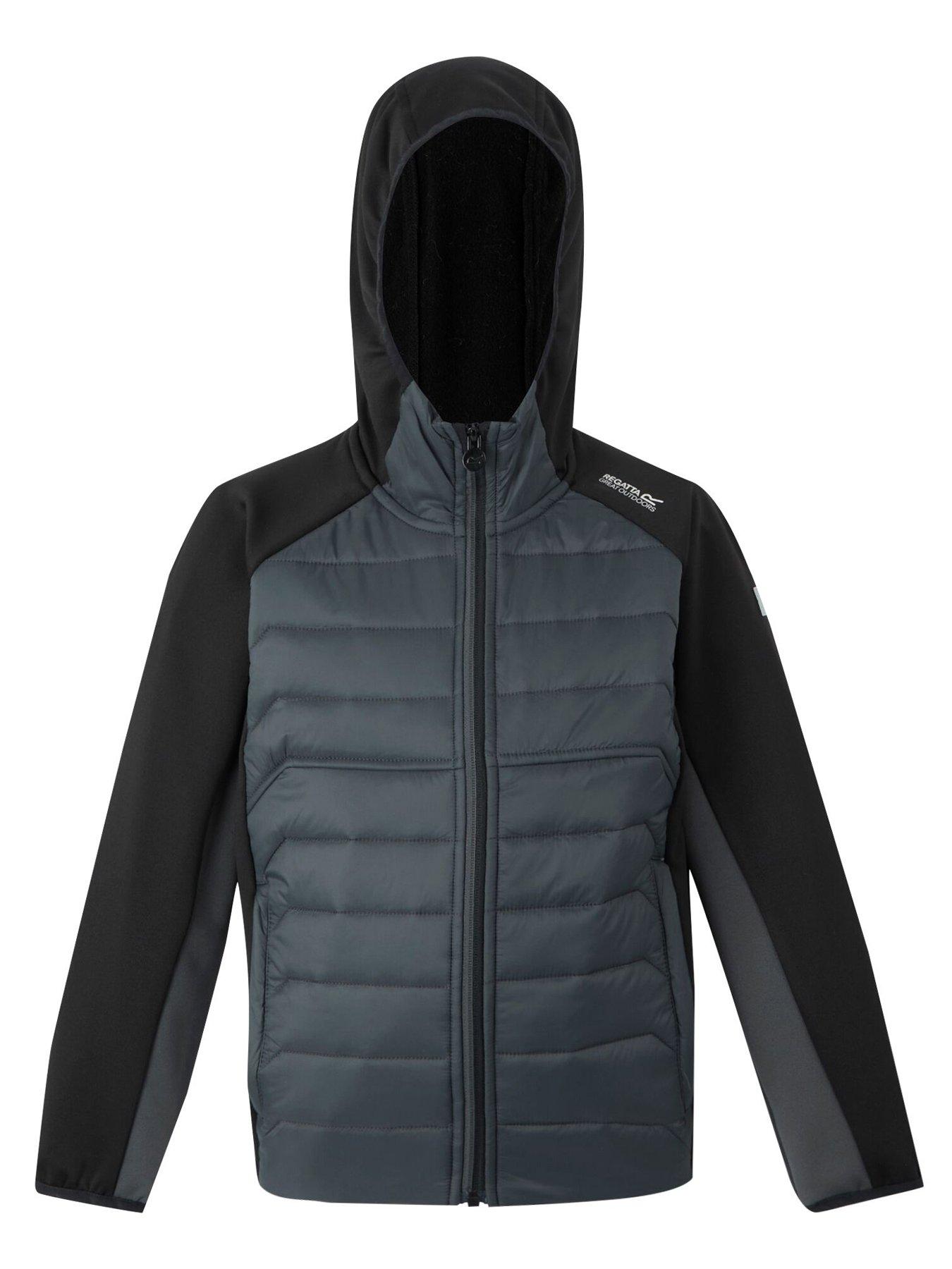 Image 7 of 7 of Regatta Kids Kielder Hybrid Xi Padded Jacket - Black