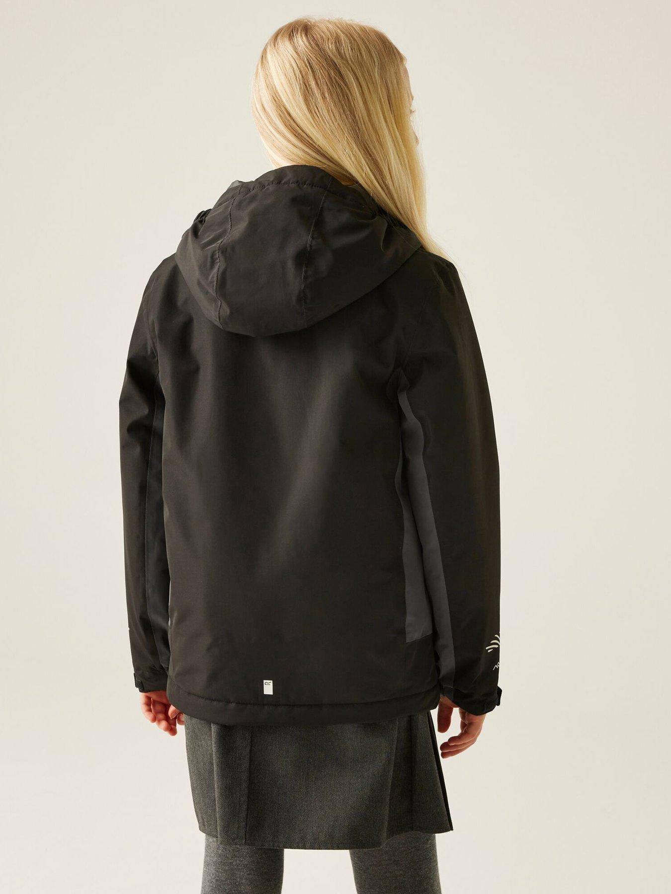 Image 2 of 7 of Regatta Kids Hurdle Waterproof Insulated Jacket - Black