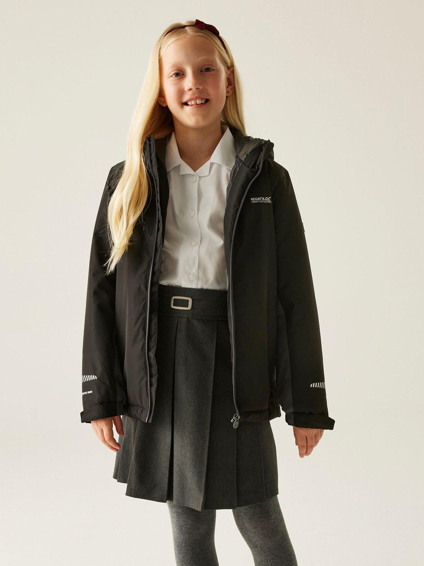 Image 7 of 7 of Regatta Kids Hurdle Waterproof Insulated Jacket - Black
