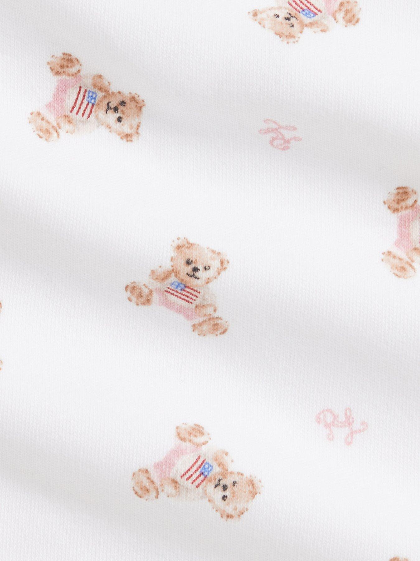 Image 3 of 3 of Polo Ralph Lauren Baby Girls Bear Gift Box Set - White