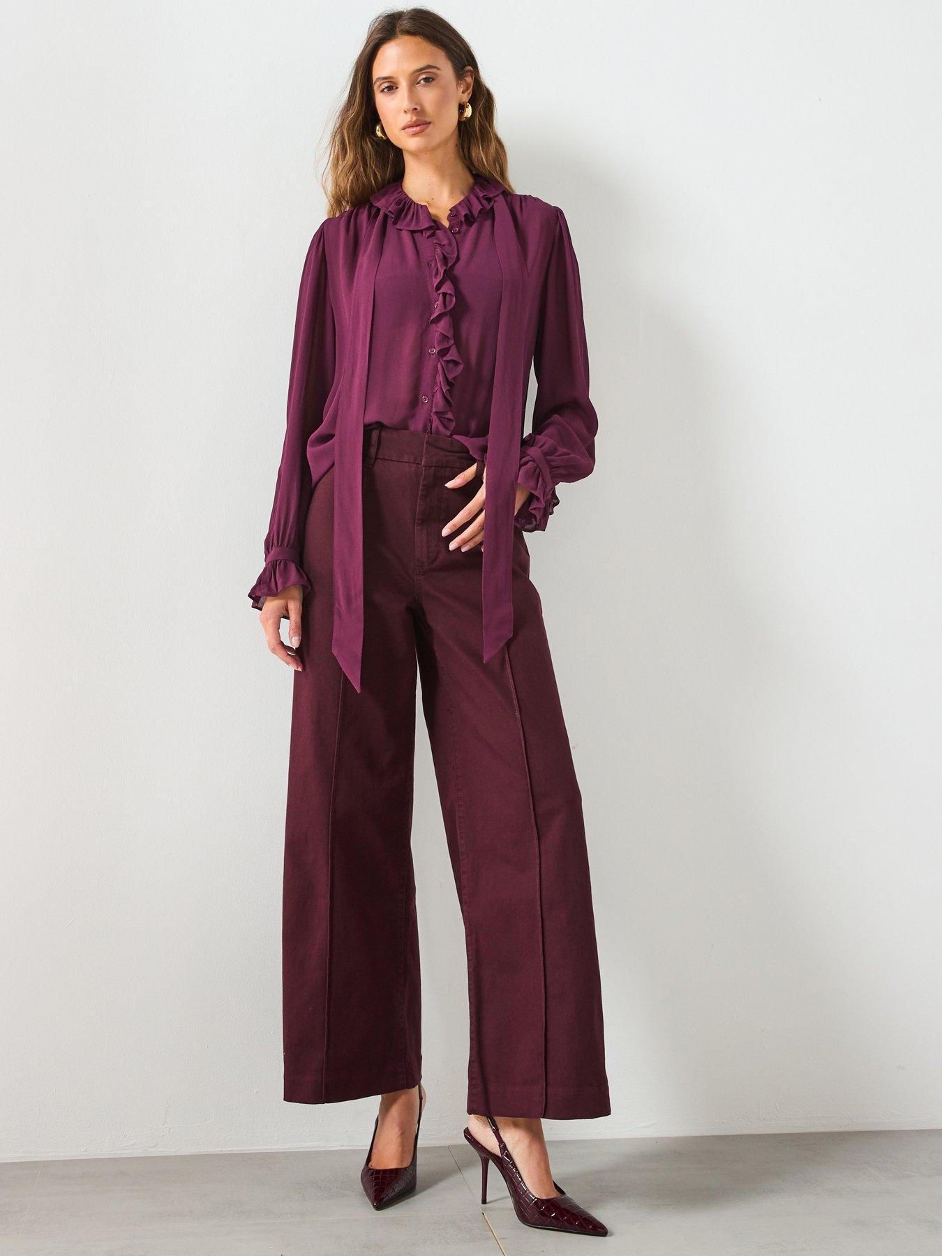 Image 3 of 5 of Mango Paloma High Waisted Wide Leg Jeans With Stitching
