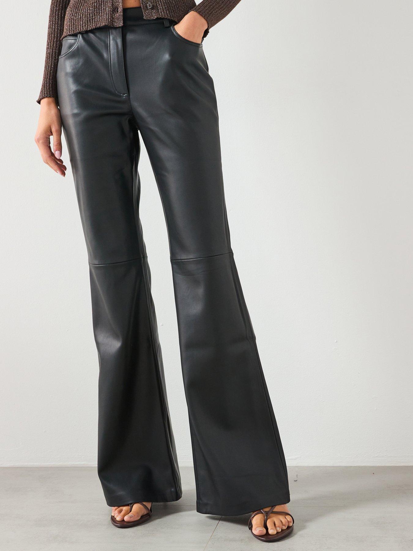 mango-leather-effect-skinny-trousers-black