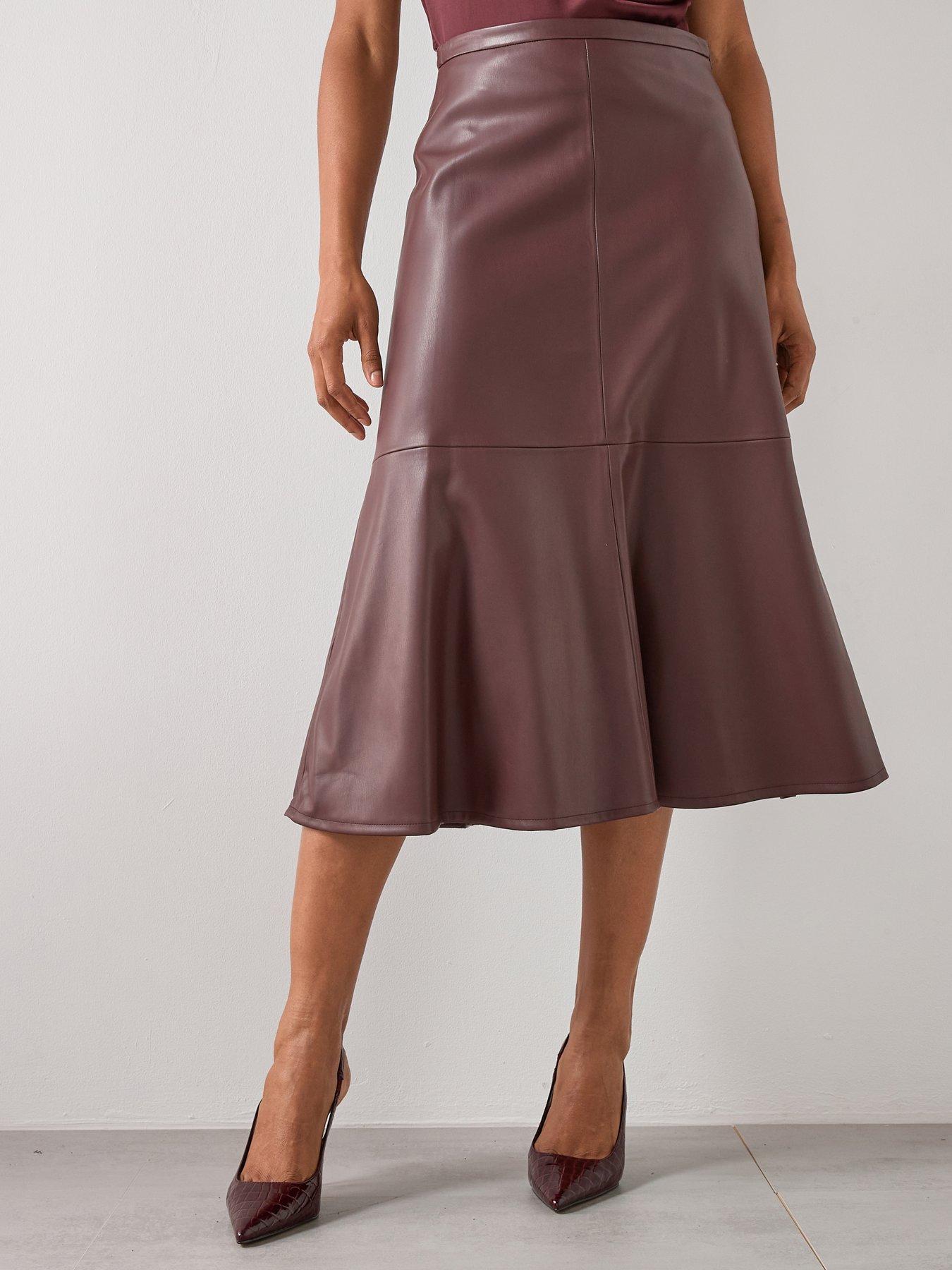 mango-leather-effect-midi-skirt-purple