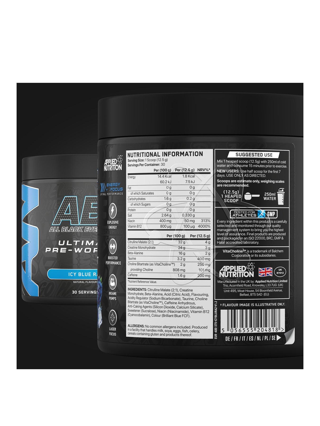 undefined Applied Nutrition - ABE Powder - Blue Raspberry - 375G