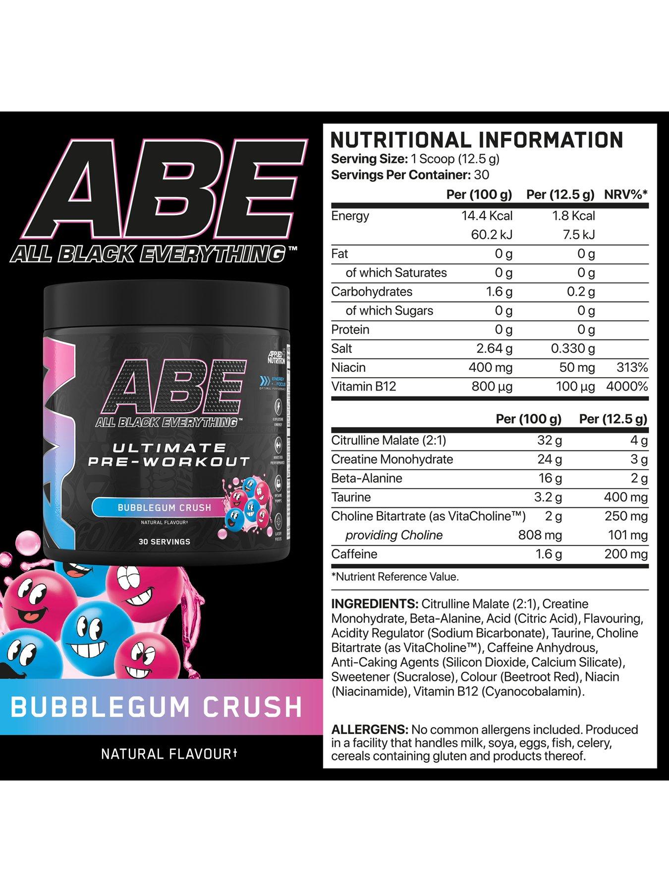 Image 2 of 3 of Applied Nutrition Applied Nutrition - ABE Powder - Bubblegum Crush - 375G