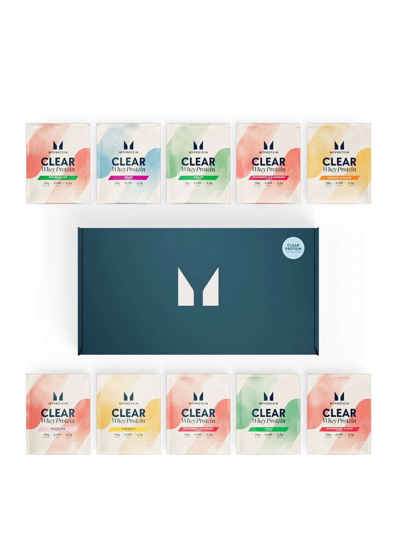 MyProtein Clear Whey Variety Pack - Variety Pack (10 Samples) - 10 x 25g