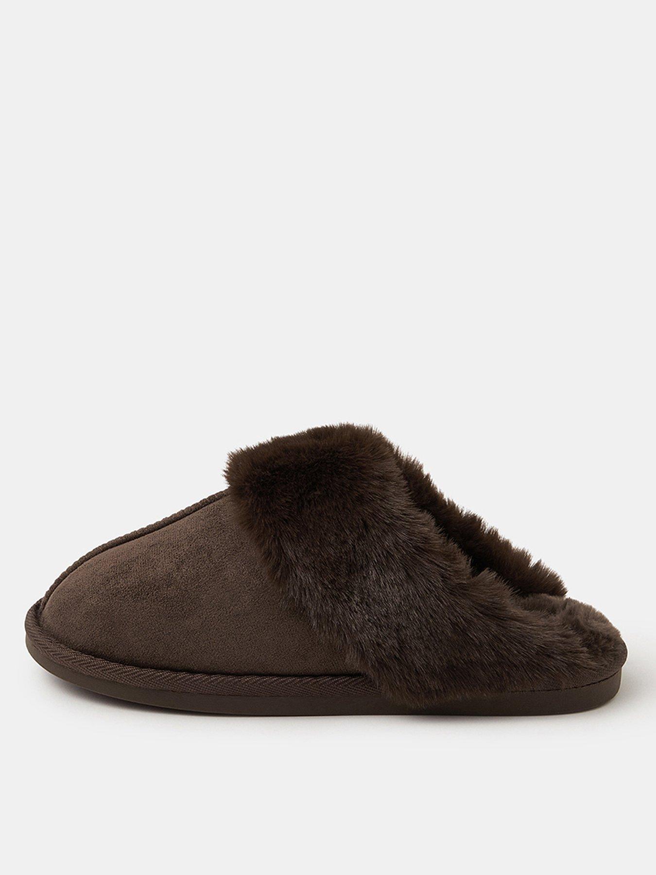 undefined Suedette Mule Slippers