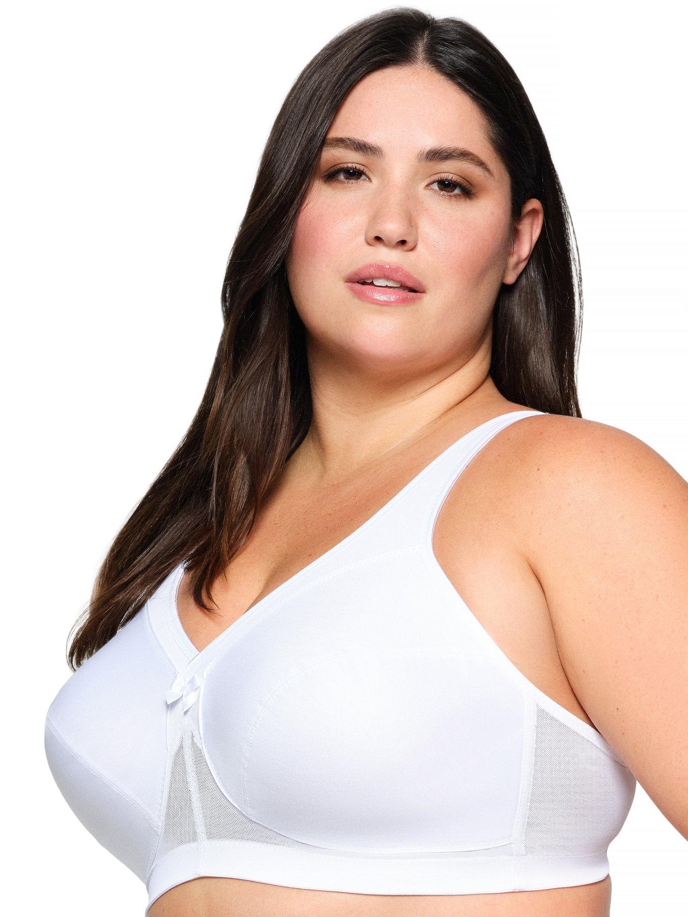 Image 3 of 6 of Glamorise Glamorise 1005 Magic Lift Bra (second Sizes) - White