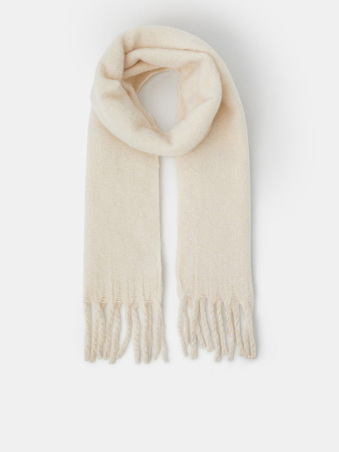 Accessorize Super Soft Plain Scarf - Natural