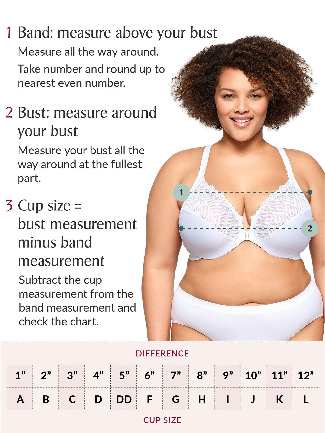  image of glamorise-1245-wonder-wire-bra-cafe-print
