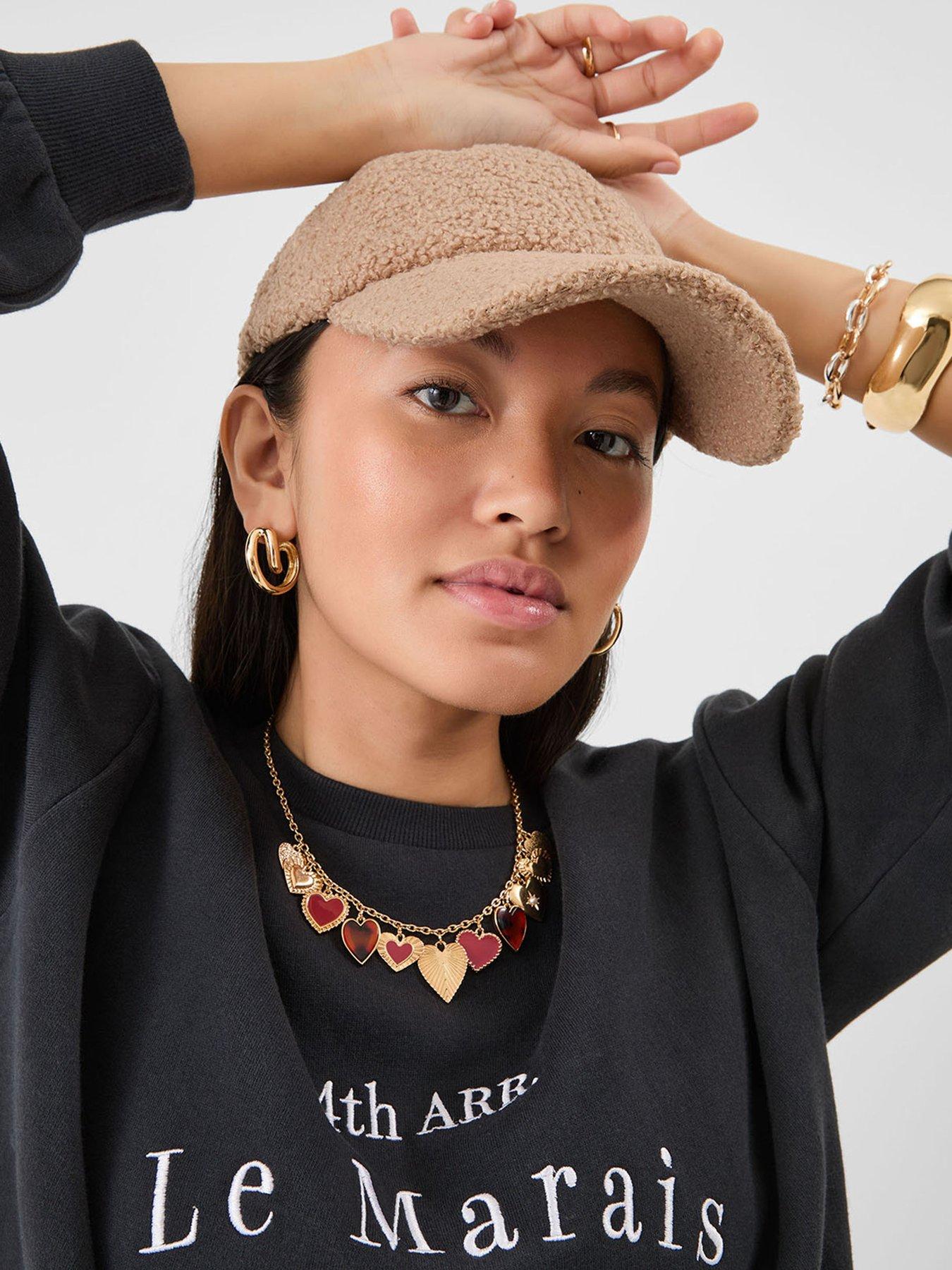 Image 2 of 4 of Accessorize Borg Baseball Cap - Brown
