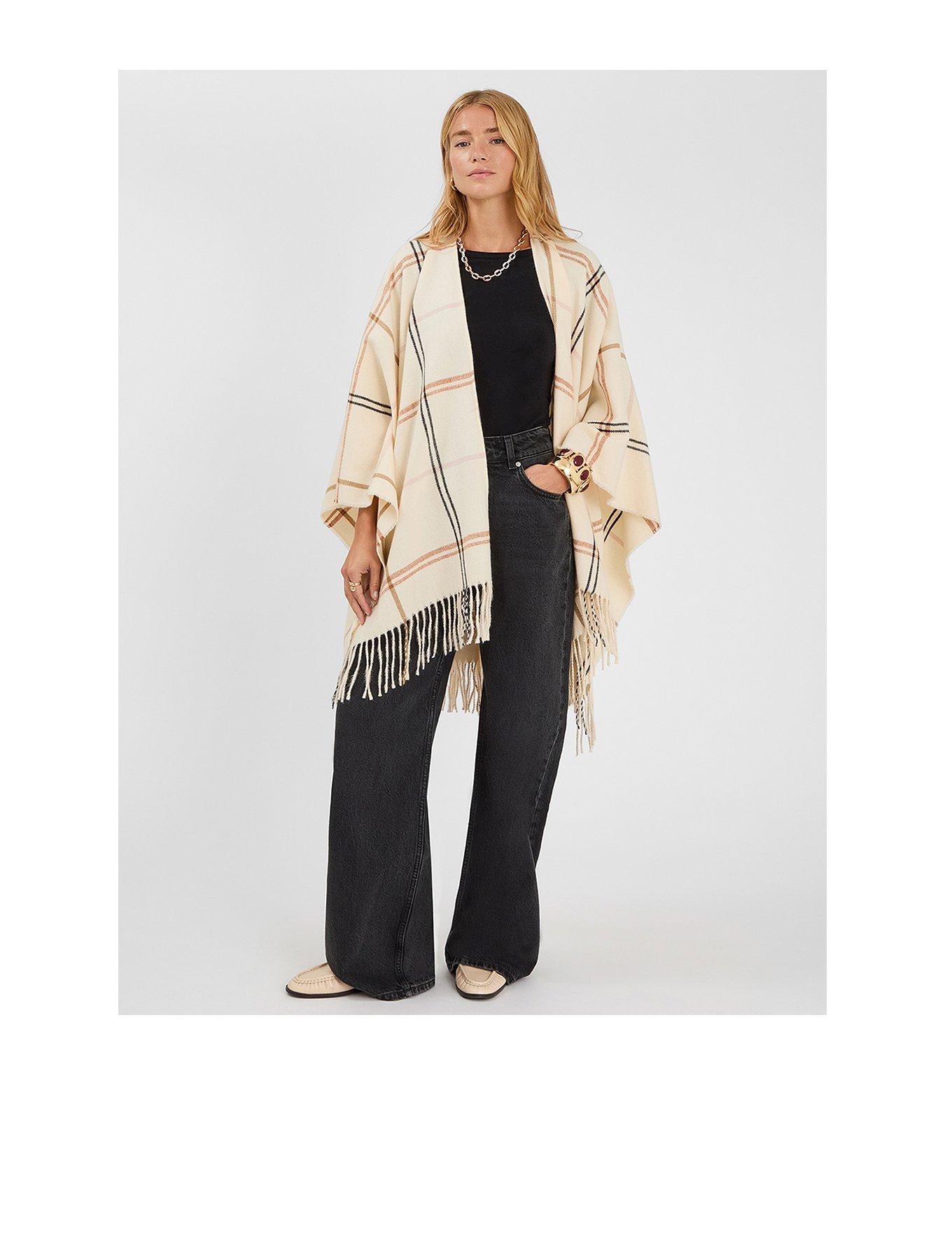 undefined Check Print Poncho