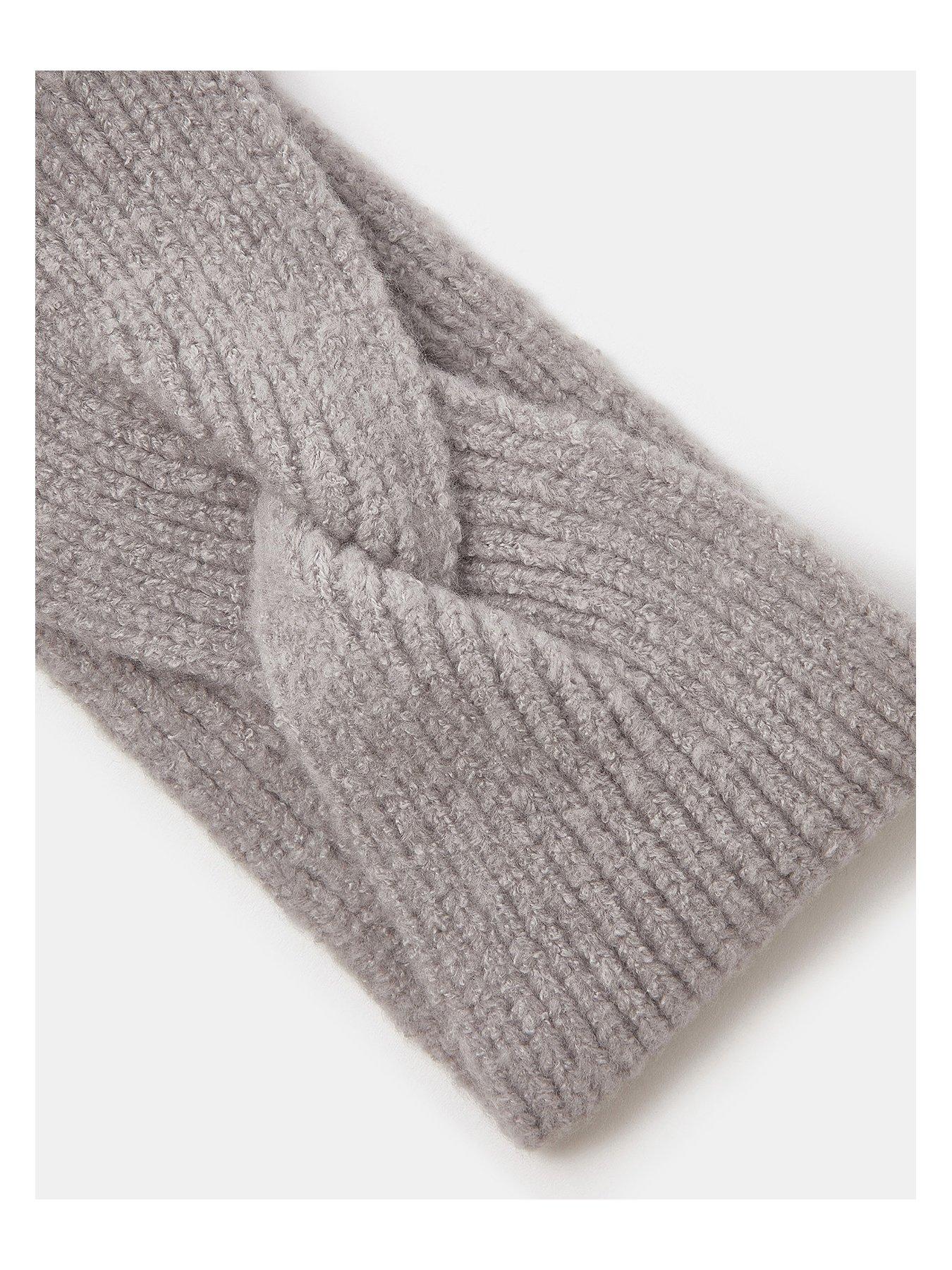 Image 3 of 3 of Accessorize Soft Knit Bando Headband - Grey