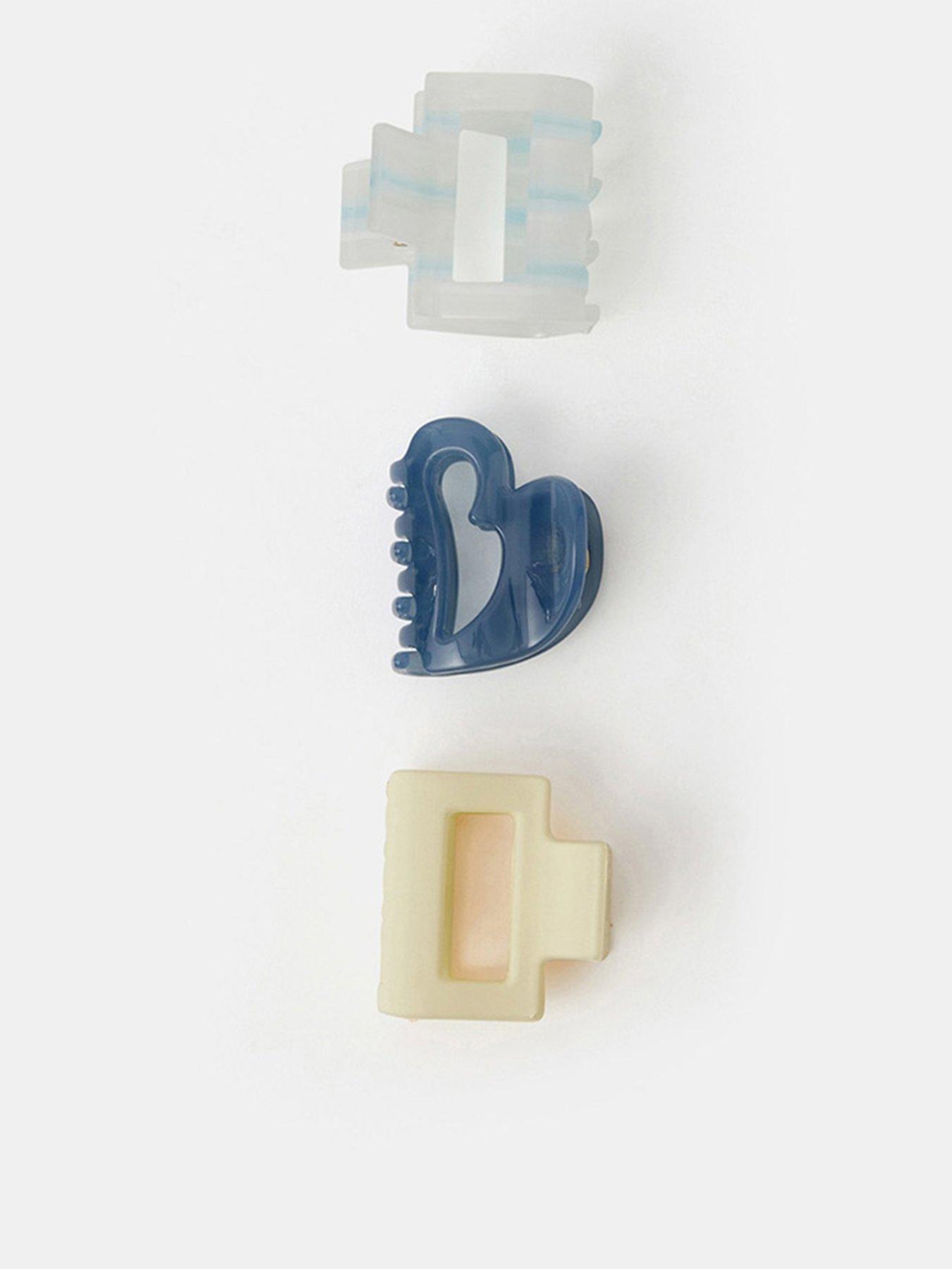 accessorize-3-pack-heart-amp-square-resin-claw-clips-blue