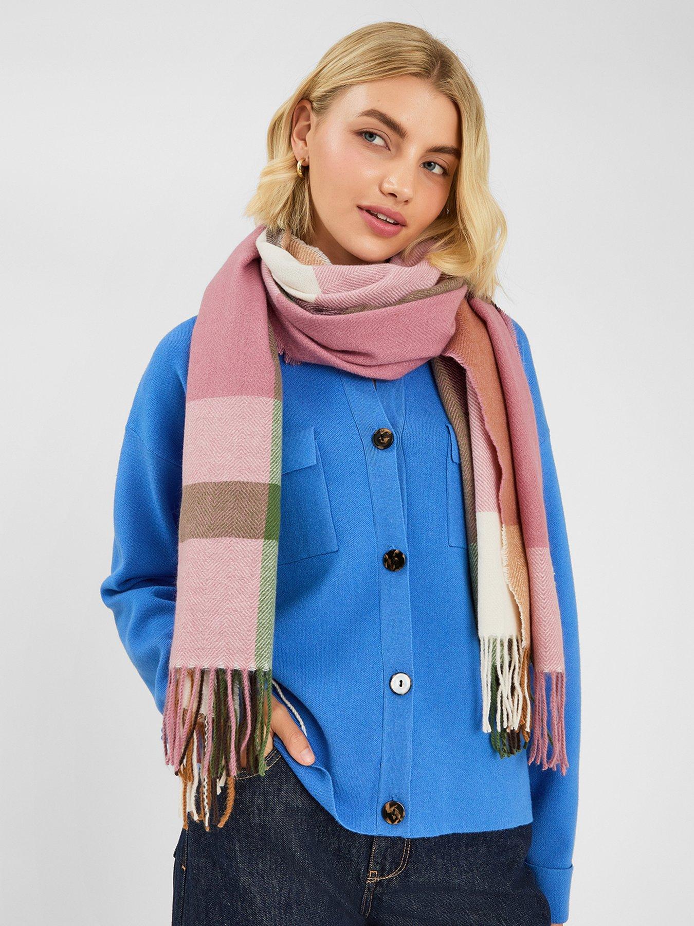 Image 2 of 3 of Accessorize Check Print Blanket Scarf - Multi
