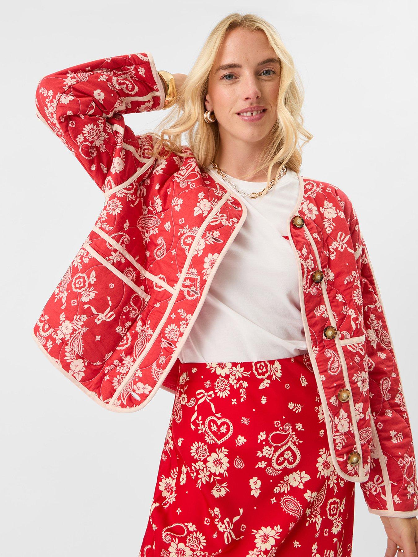 undefined Paisley Quilted Jacket