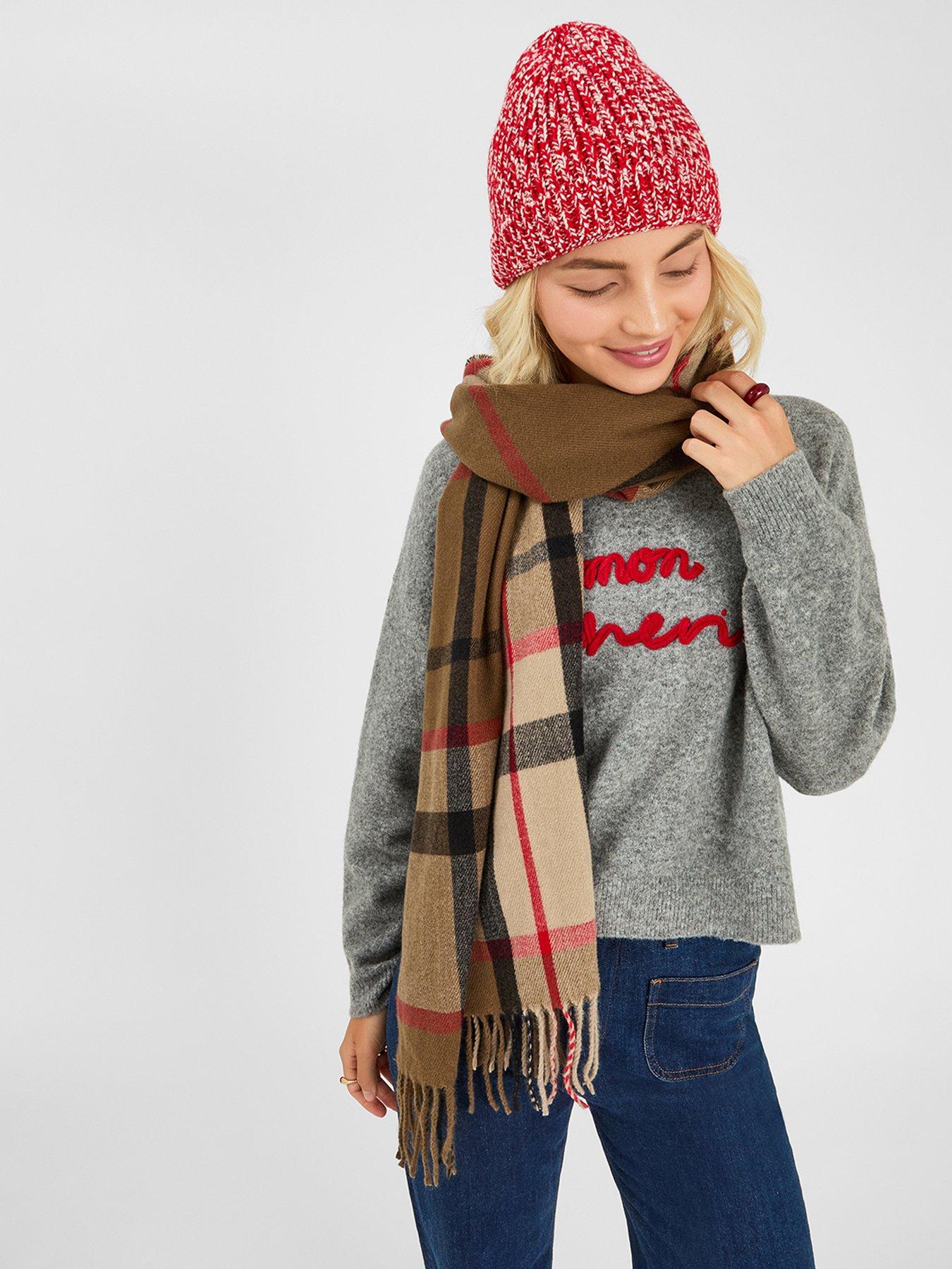 Image 4 of 4 of Accessorize Check Print Scarf