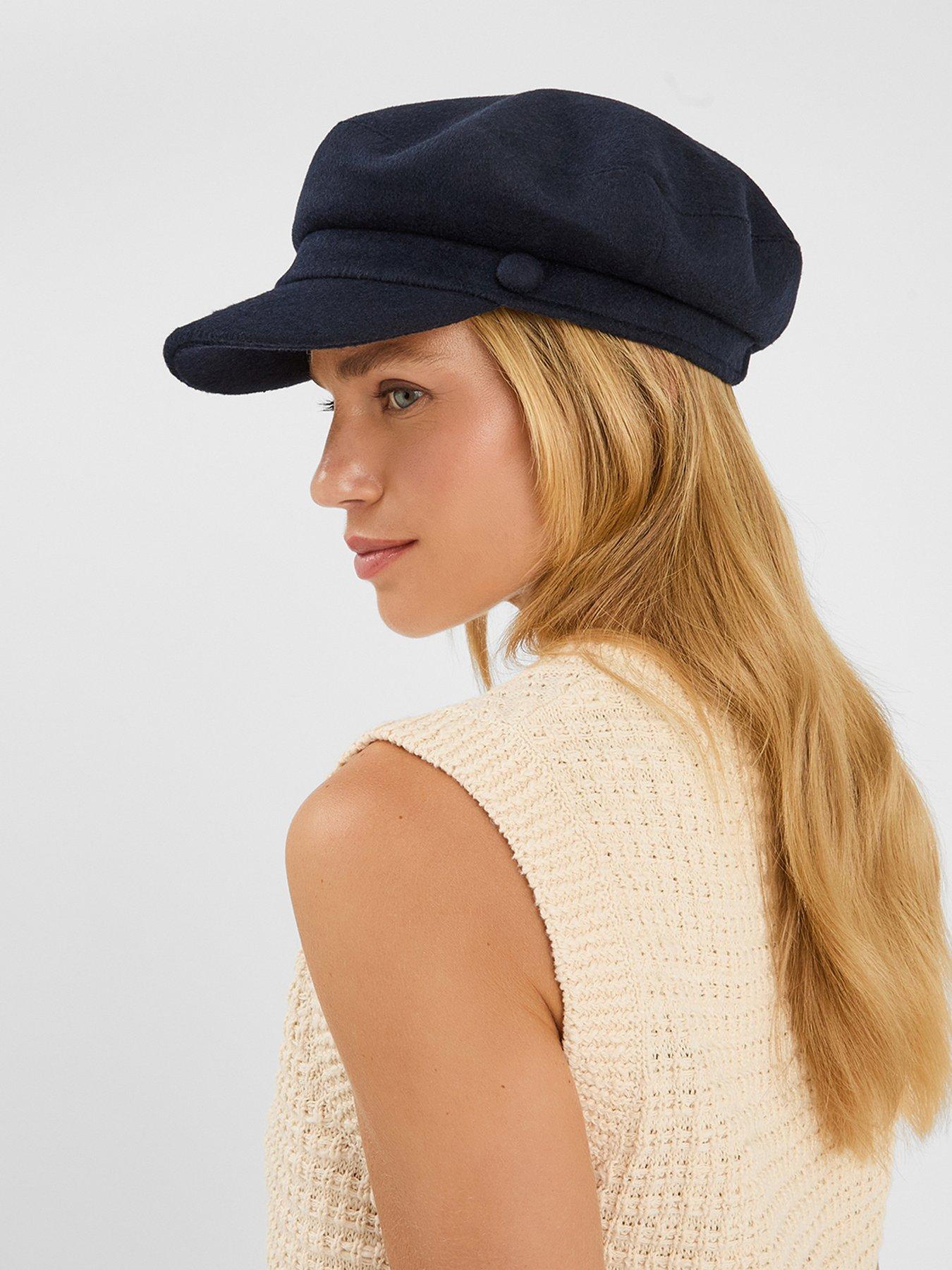  image of accessorize-baker-boy-hat-navy