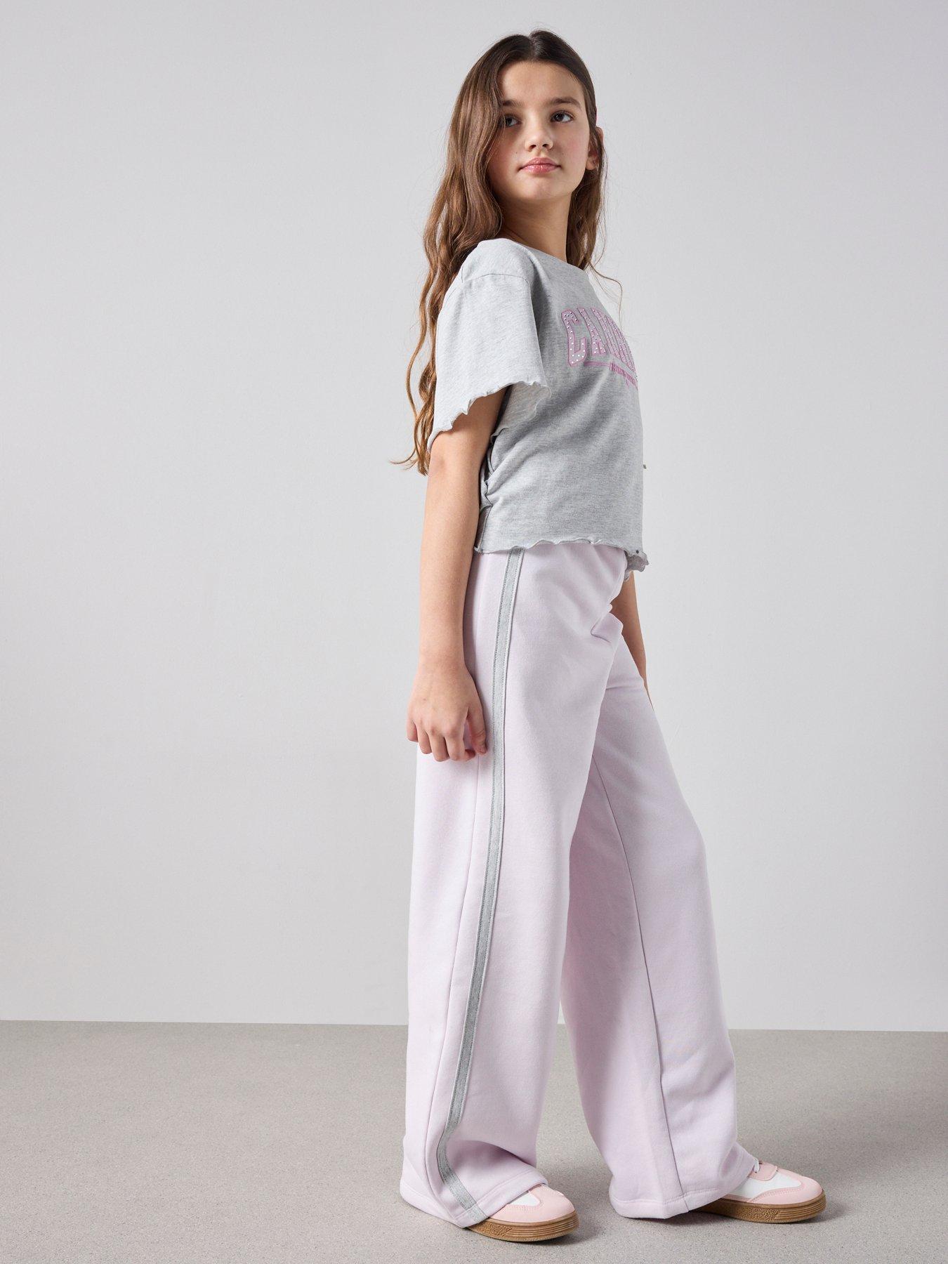 The Very Collection Girls T-Shirt and Sweat Joggers - Print