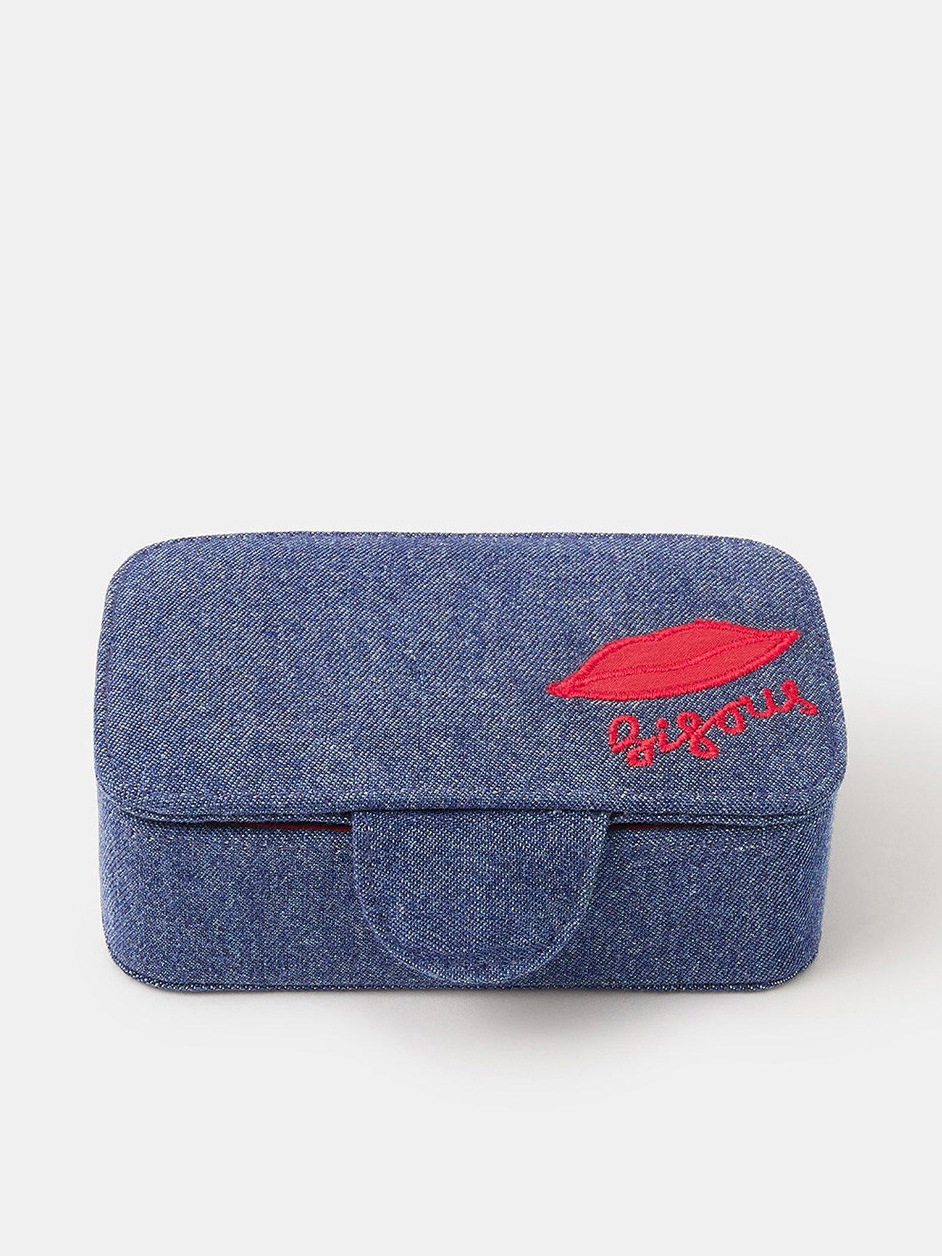 undefined Small Paris Denim Jewellery Box