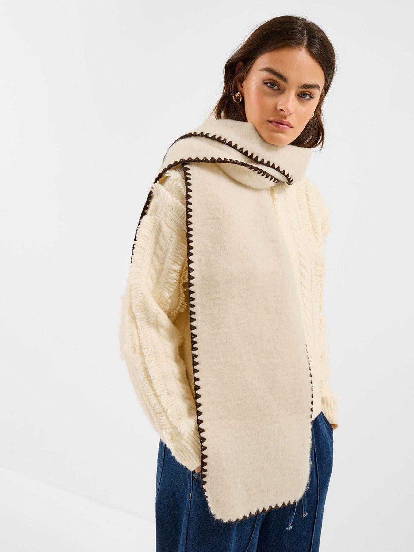 Image 2 of 3 of Accessorize Super Soft Blanket Stitch Scarf