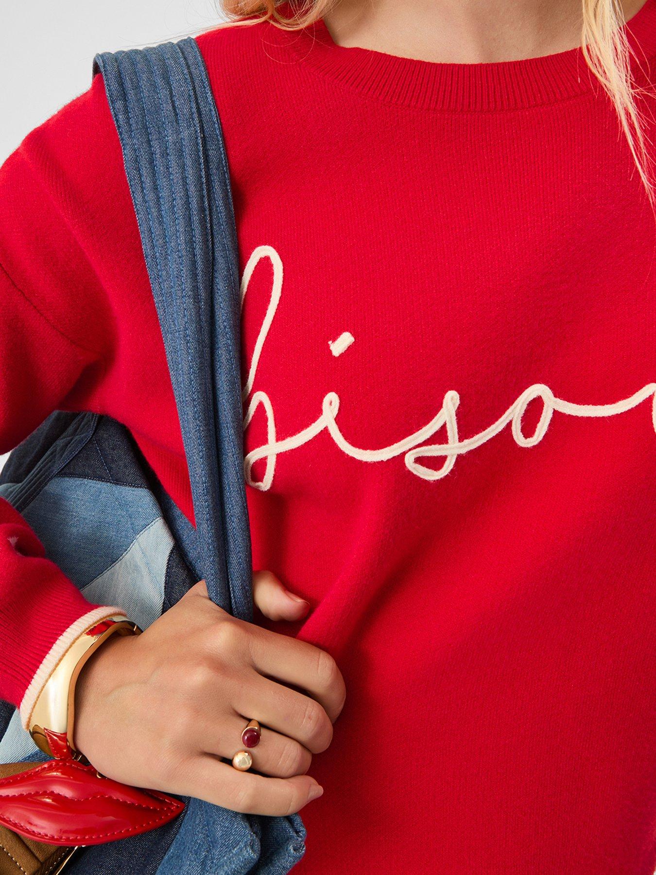 Image 5 of 5 of Accessorize Bisou Jumper - Red
