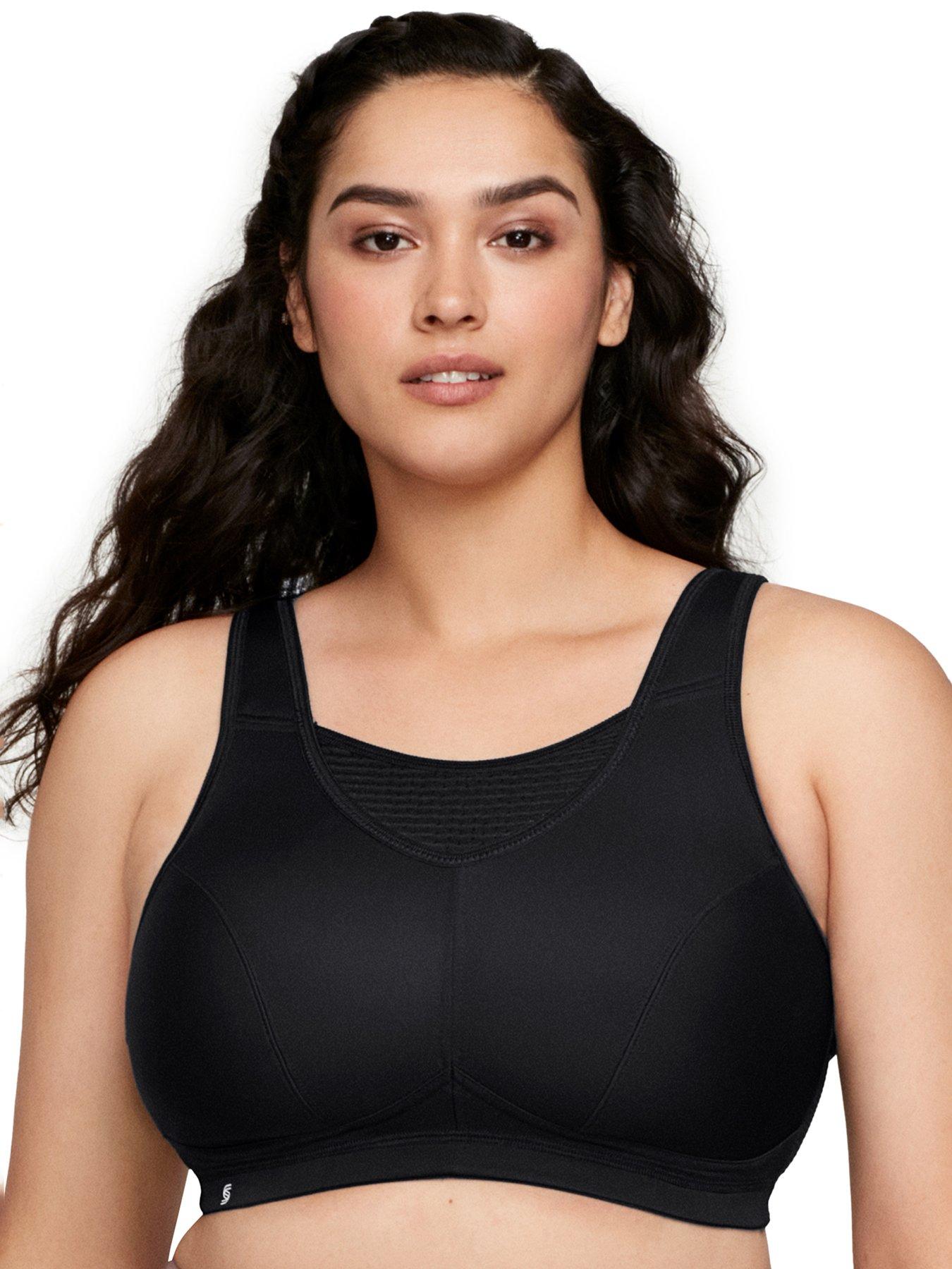 glamorise-1067-sport-bra-black