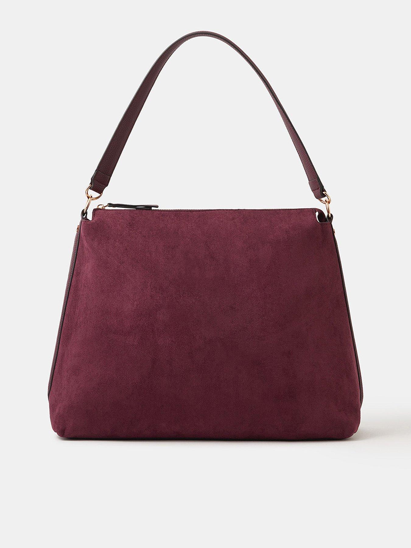 undefined Large Slouchy Suedette Handbag