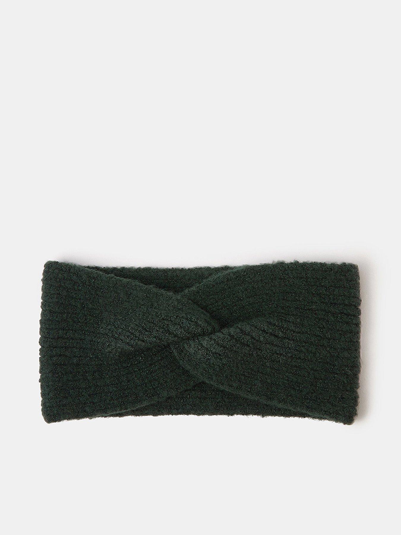 Accessorize Soft Knit Bando Headband - Black