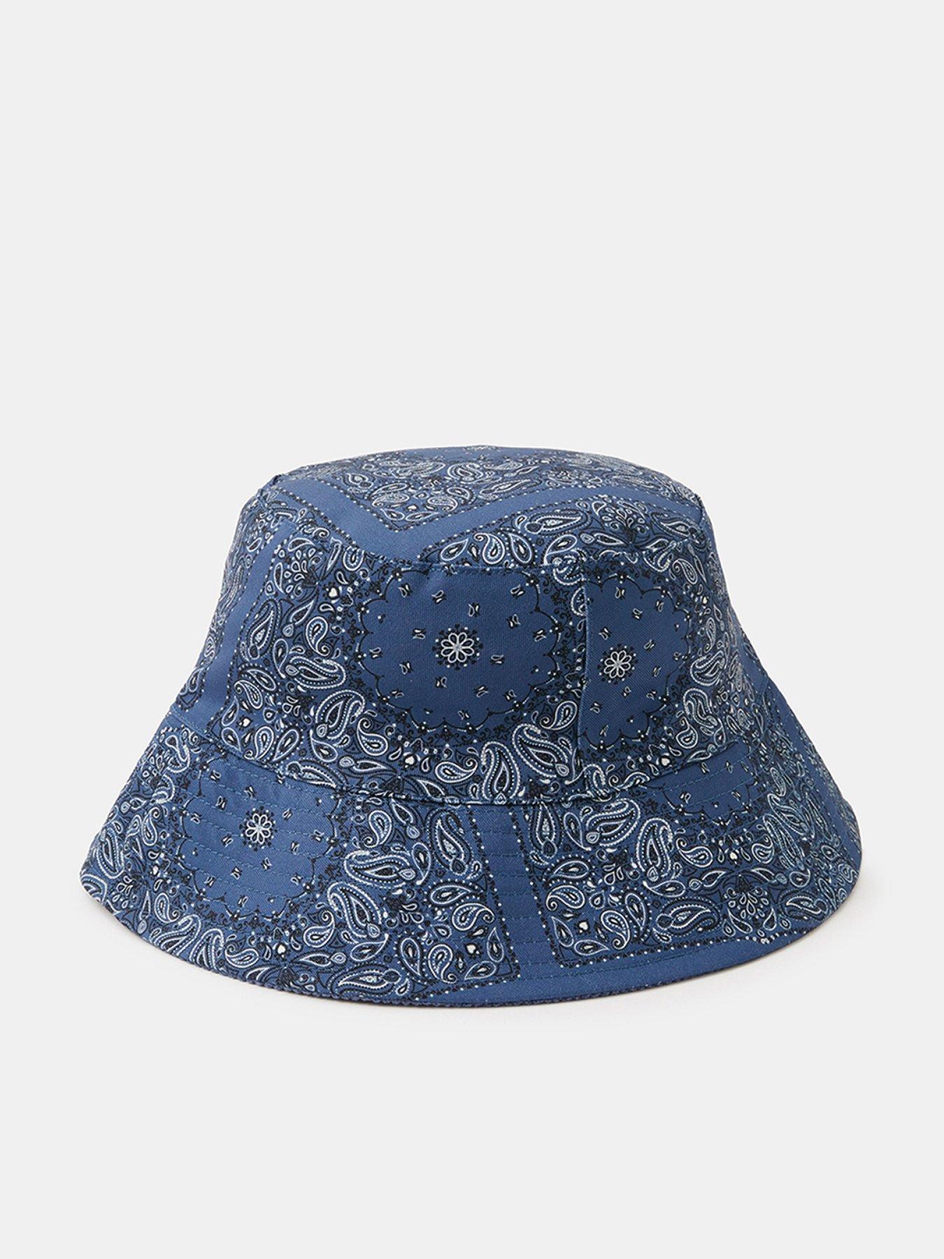 Image 1 of 5 of Accessorize Reversible Bandana Print Bucket Hat
