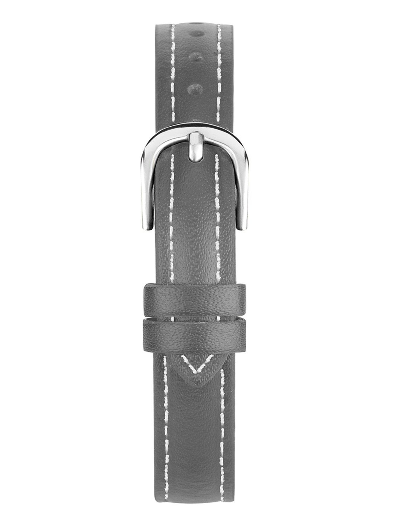 Image 6 of 6 of Sekonda Womens Evans Grey Leather Strap with White Dial Analogue Watch