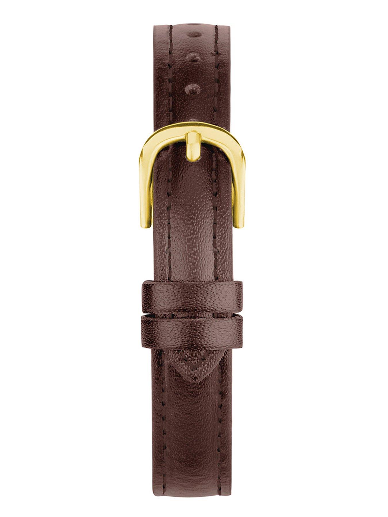 Image 6 of 6 of Sekonda Womens Evans Brown Leather Strap with White Dial Analogue Watch