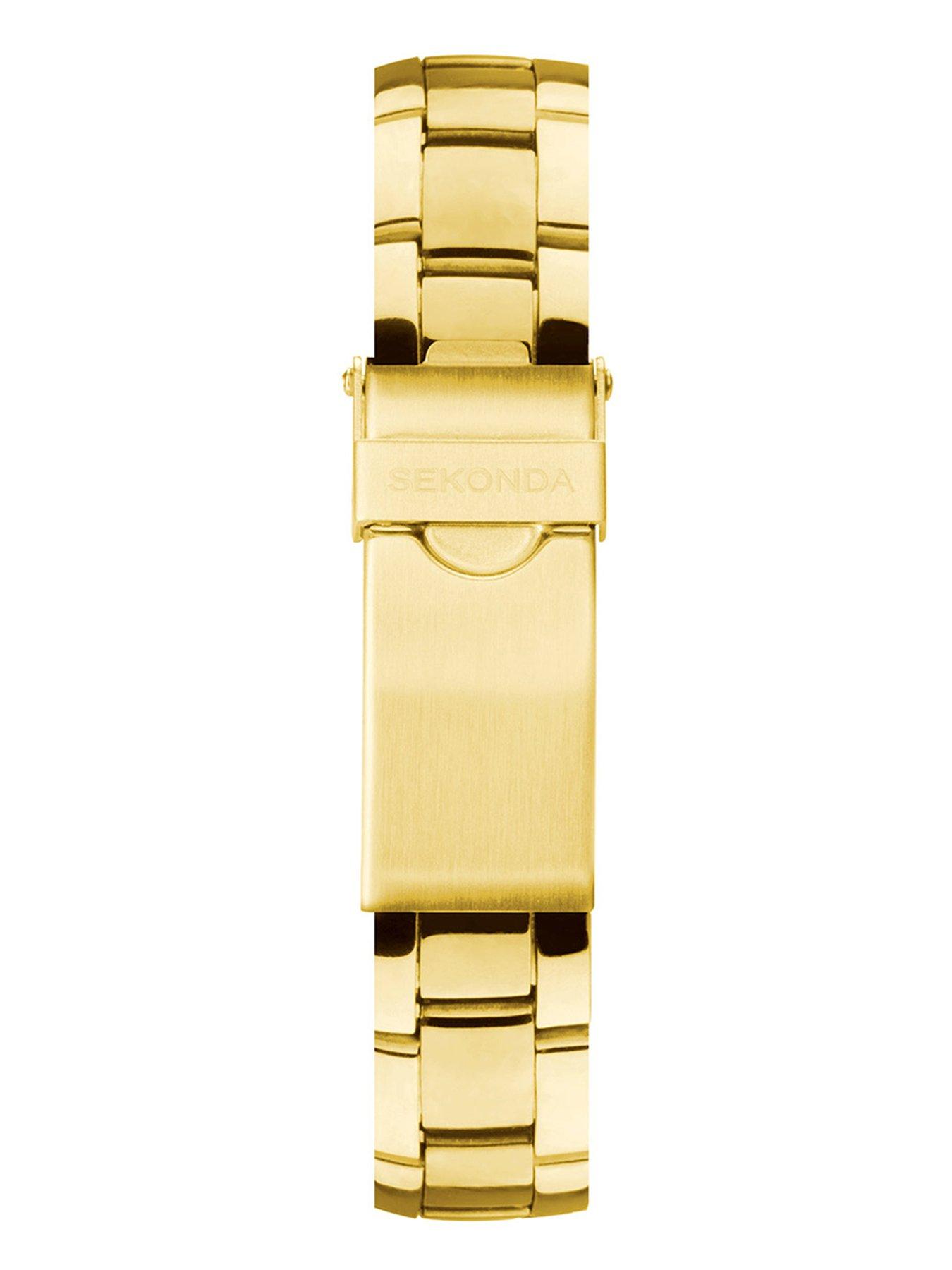 Image 6 of 6 of Sekonda Womens Catherine Gold Stainless Steel Bracelet with White Mother of Pearl Dial Analogue Watch