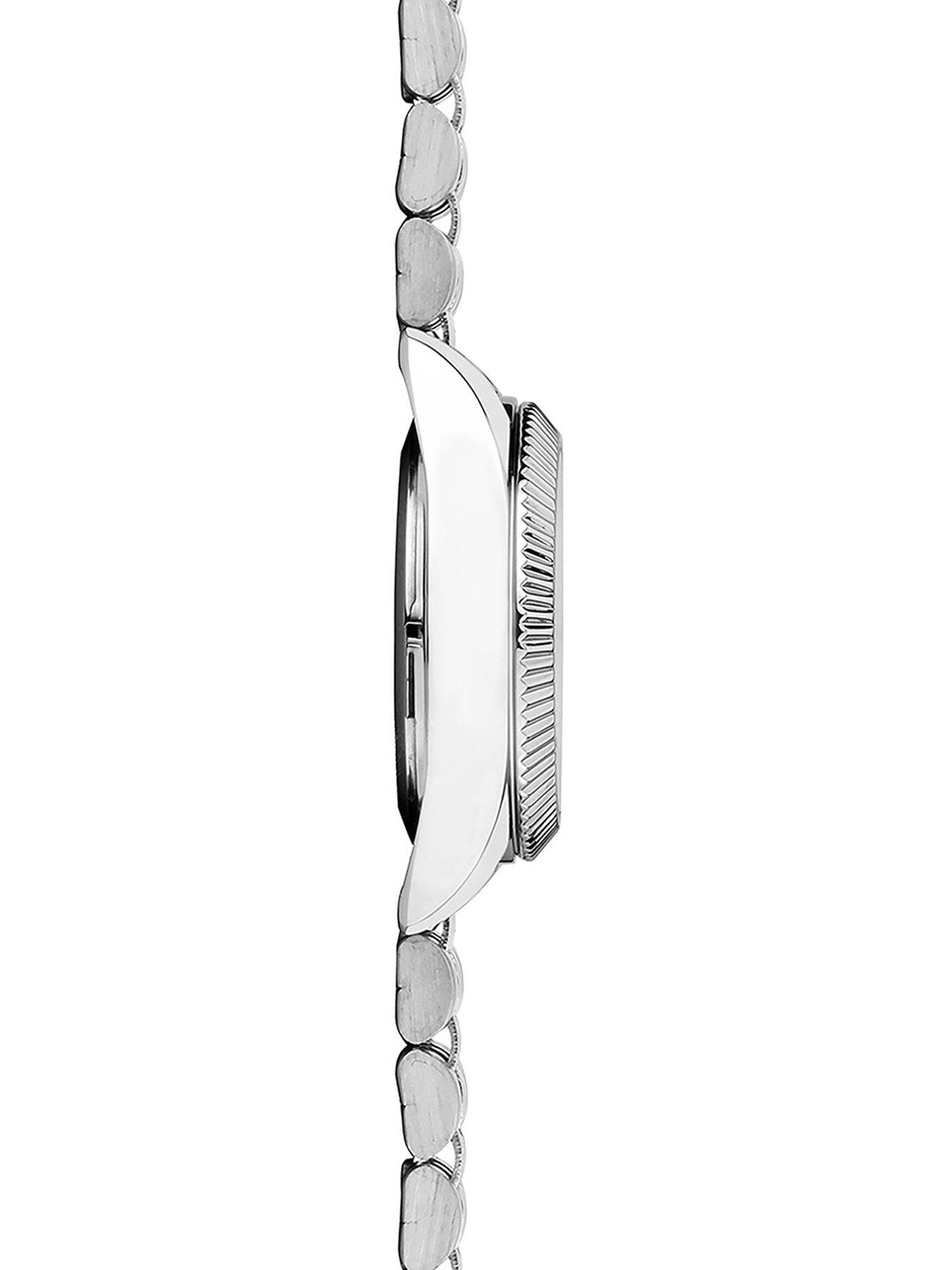 Image 5 of 6 of Sekonda Womens Francis Silver Stainless Steel Bracelet with Blue Dial Analogue Watch