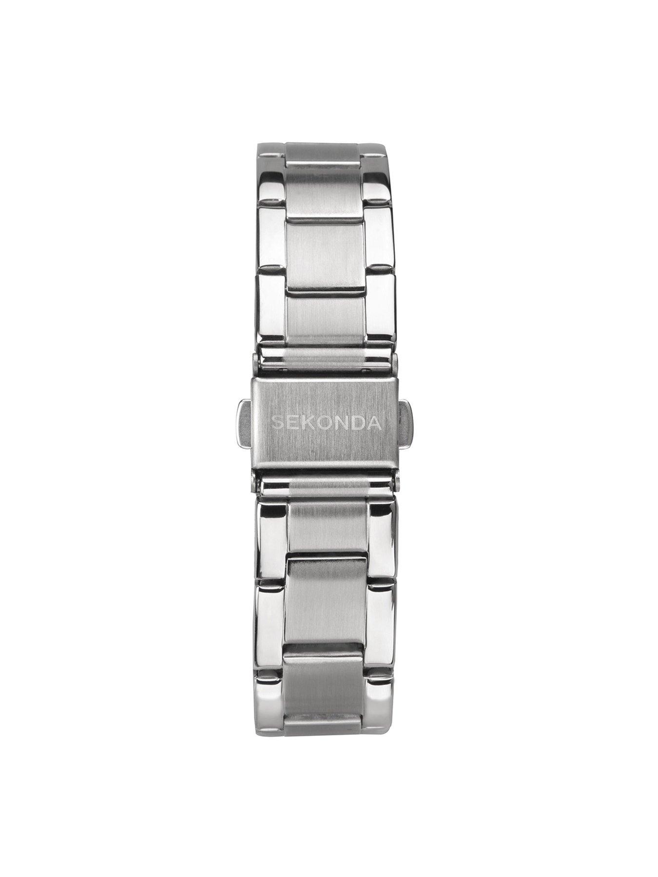 Image 6 of 6 of Sekonda Womens Taylor Silver Stainless Steel Bracelet with Turquoise Dial Analogue Watch