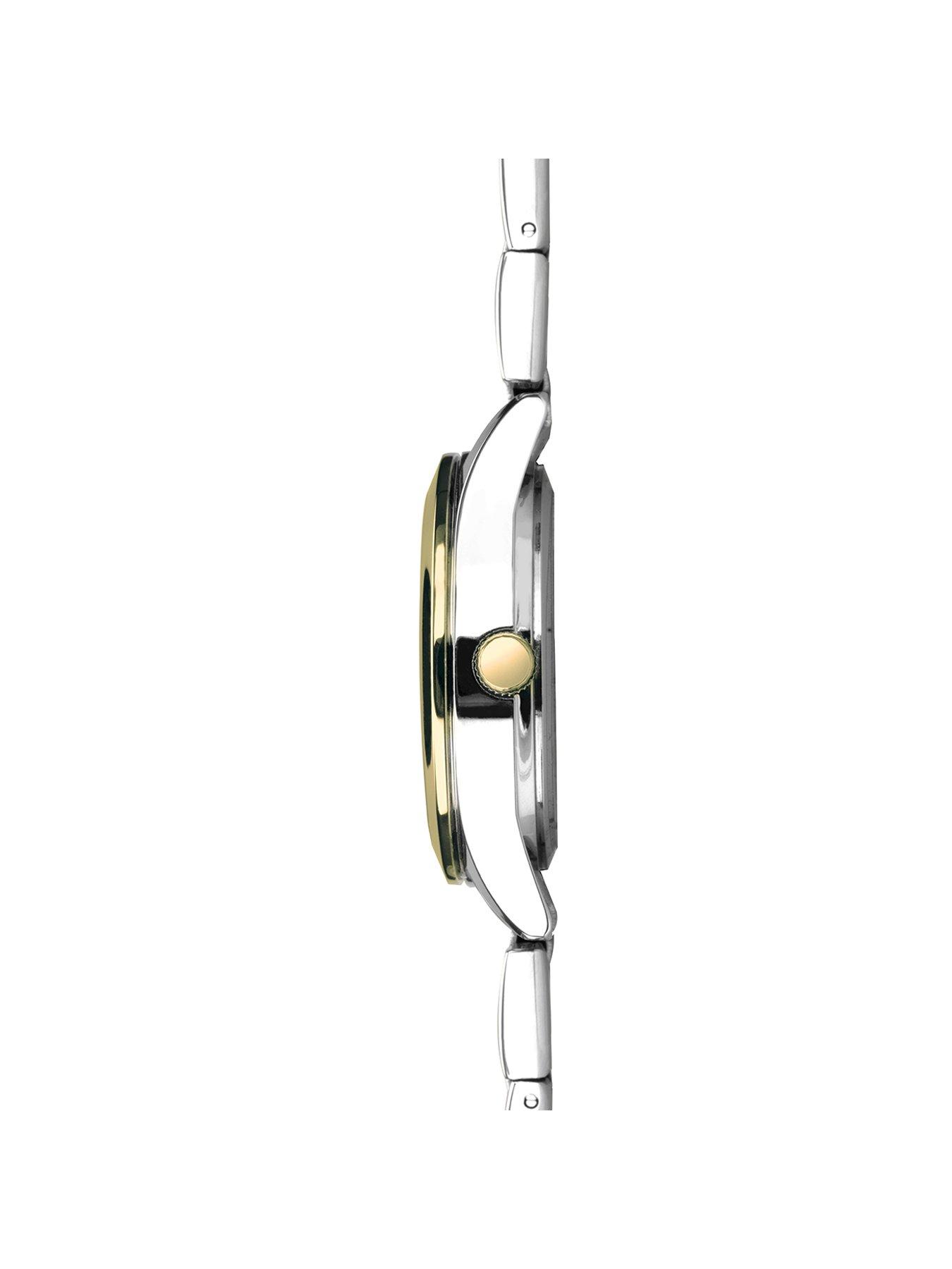 Image 4 of 6 of Sekonda Womens Taylor Two Tone Stainless Steel Bracelet with Silver Dial Analogue Watch