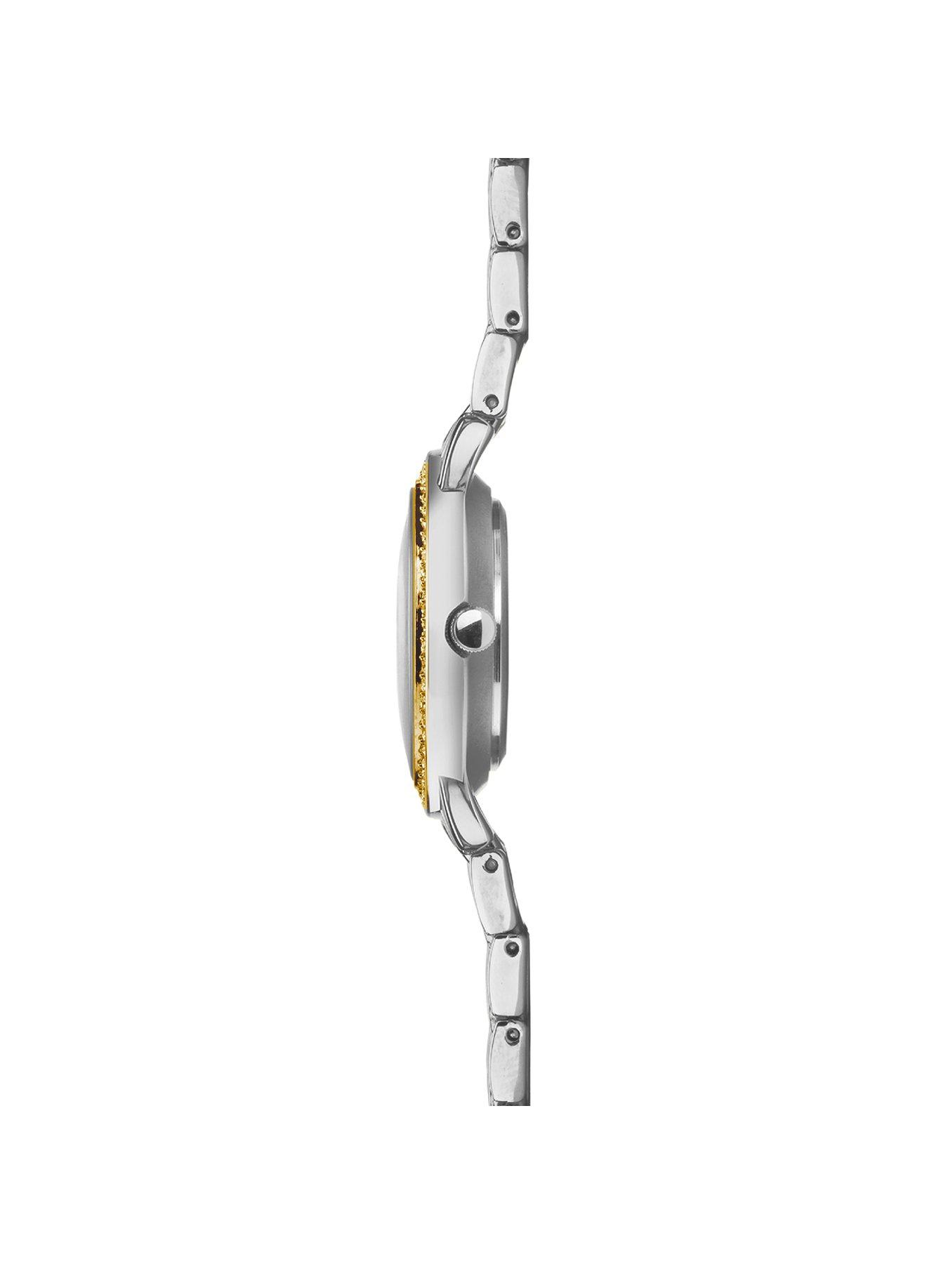 Image 4 of 7 of Sekonda Womens Amelia Two Tone Alloy Bracelet with Champagne Dial Analogue Watch