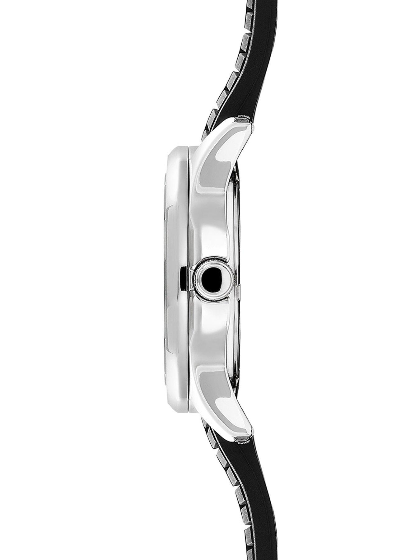 Image 4 of 6 of Sekonda Mens Octaire Black Silicone Strap with Black Dial Analogue Watch