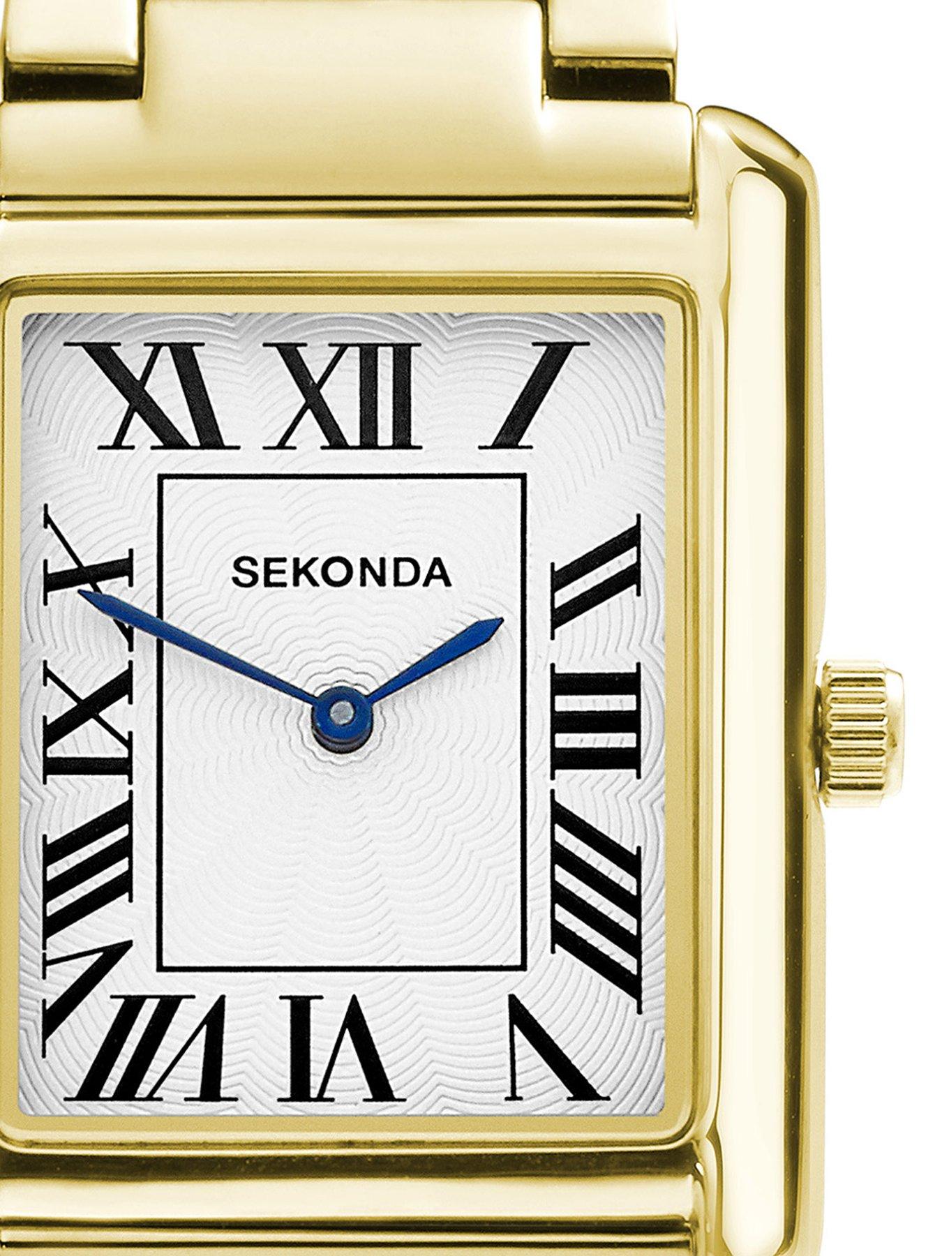 Image 2 of 6 of Sekonda Mens Clement Gold Alloy Bracelet with White Dial Analogue Watch