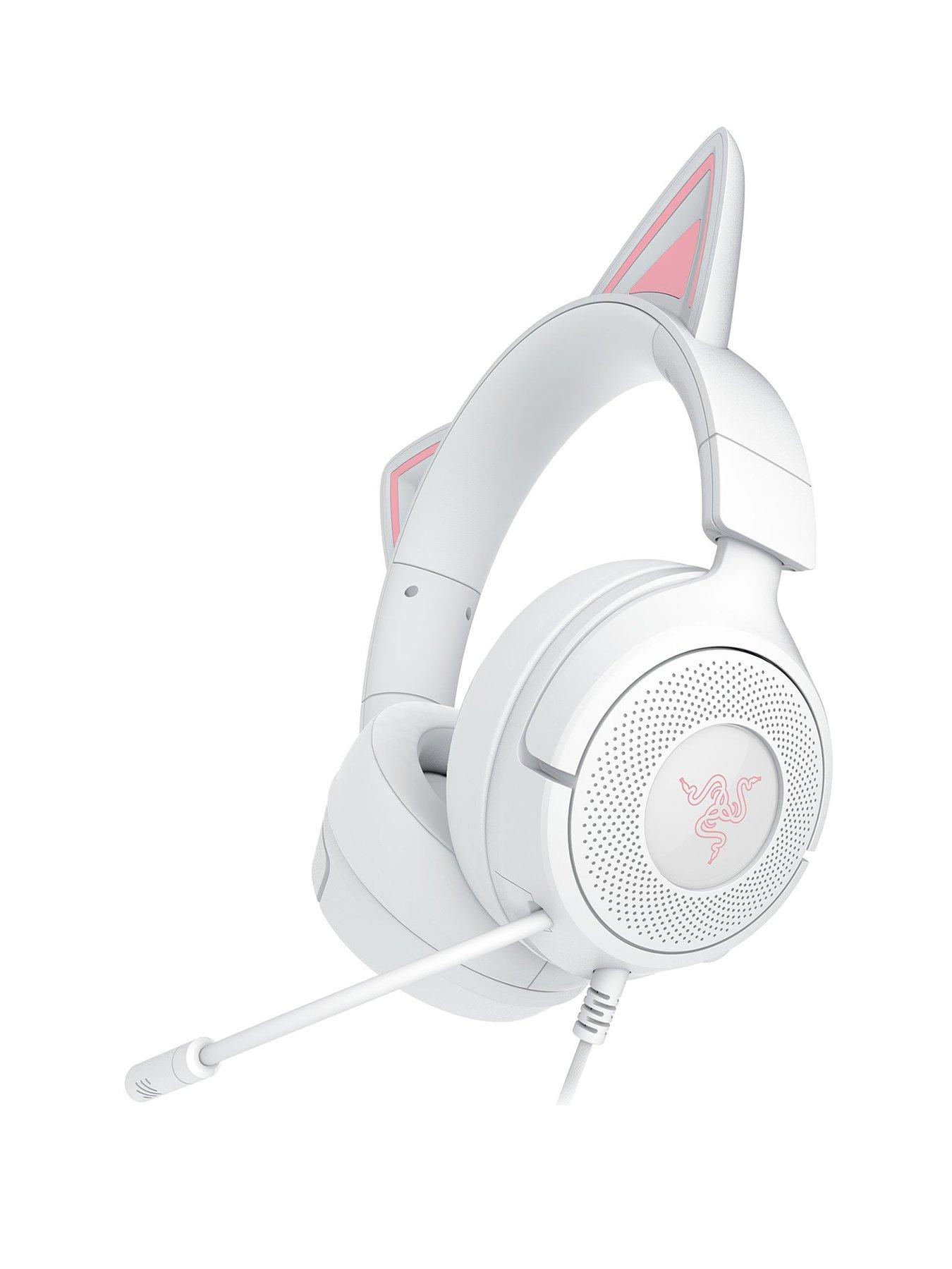 Razer Kraken Kitty V3 X - White | Littlewoods
