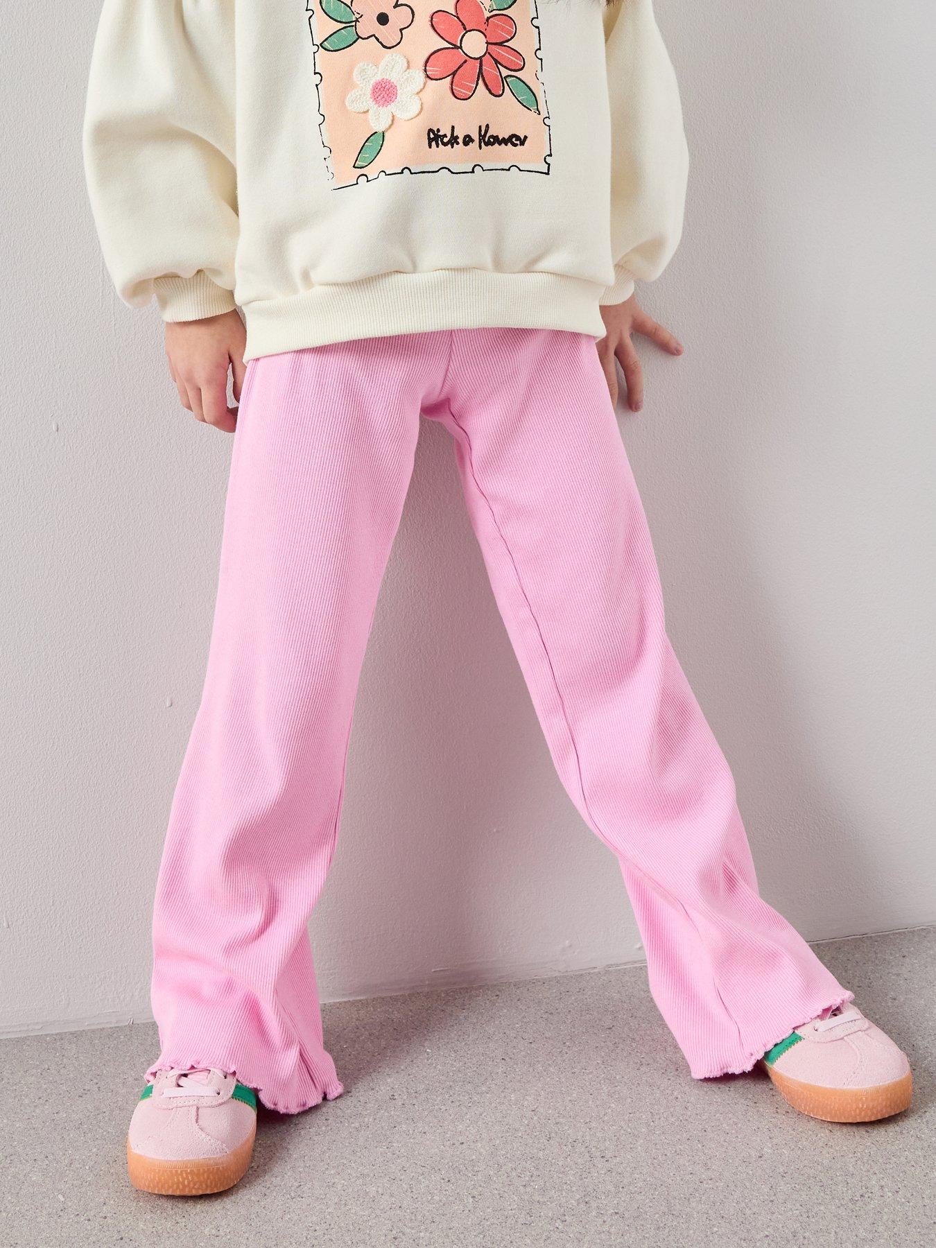 The Very Collection Girls Flare Legging - Pink