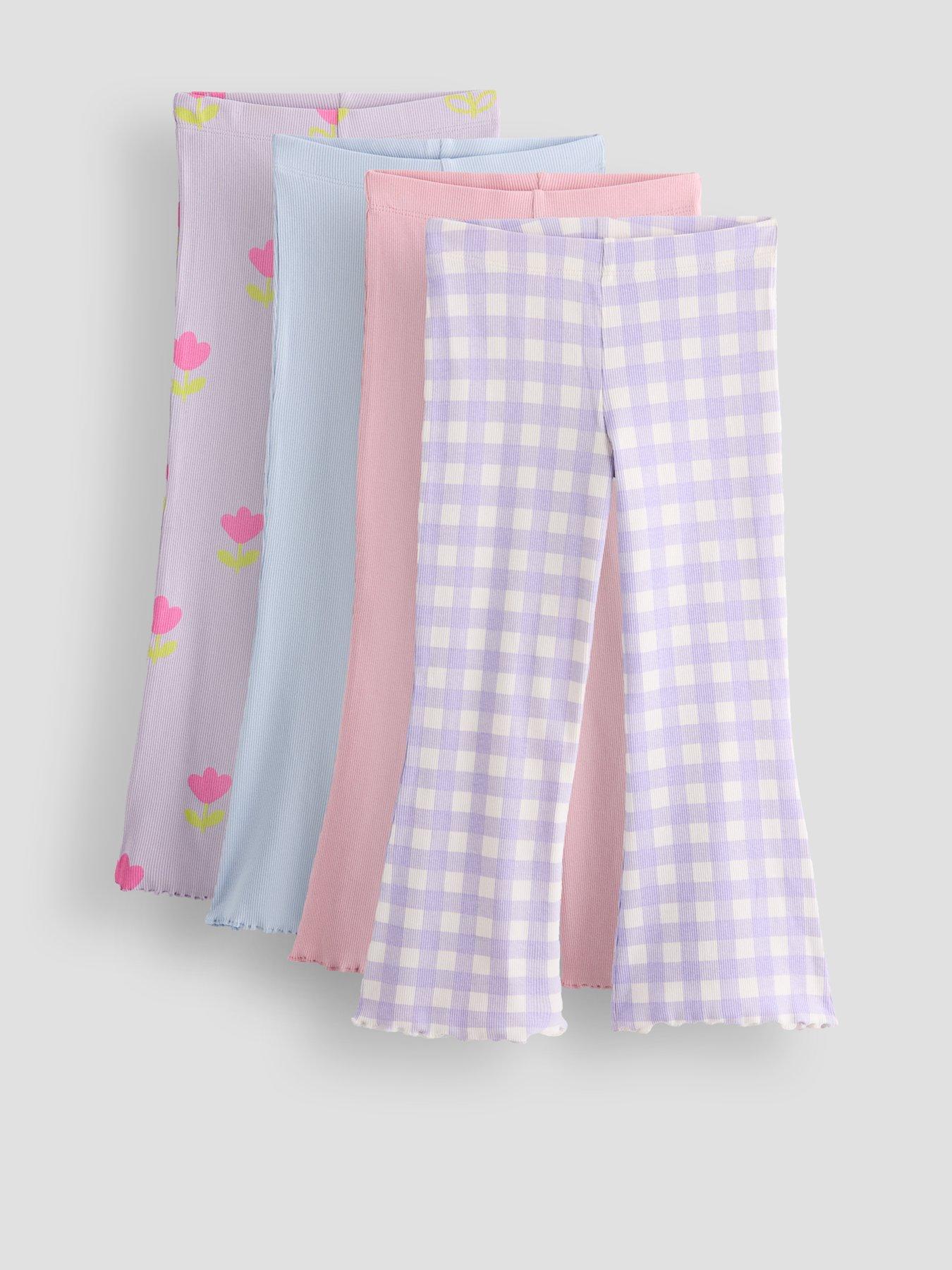 The Very Collection Girls 4 Pack Flare Leggings - Multi