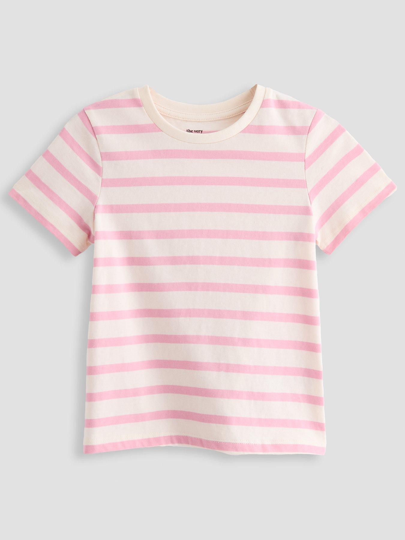 Image 3 of 4 of The Very Collection Girls 5 Pack Short Sleeve T-shirts - Multi