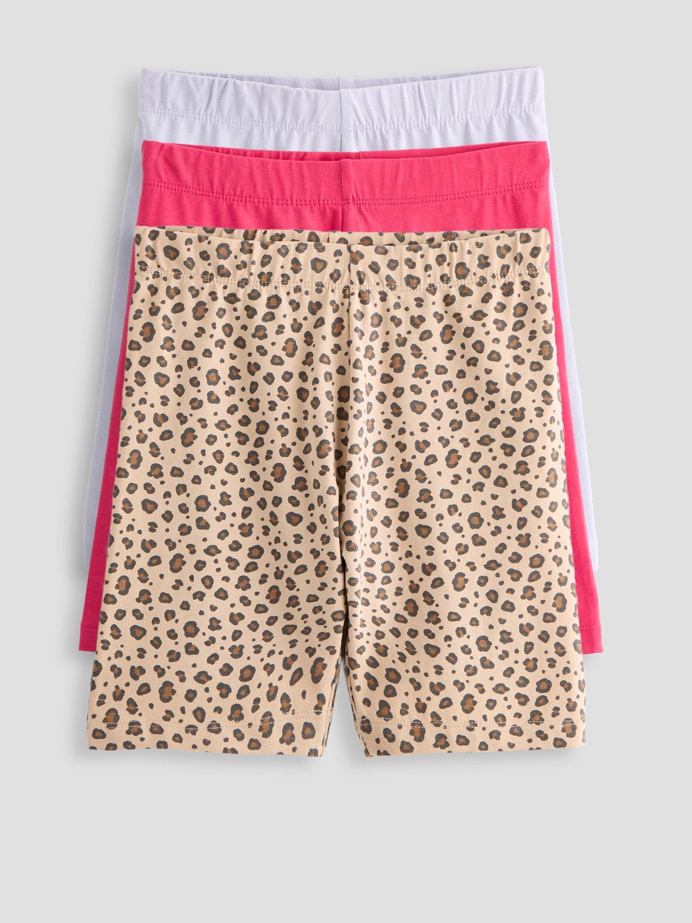 The Very Collection Girls 3 Pack Cycling Shorts - Multi